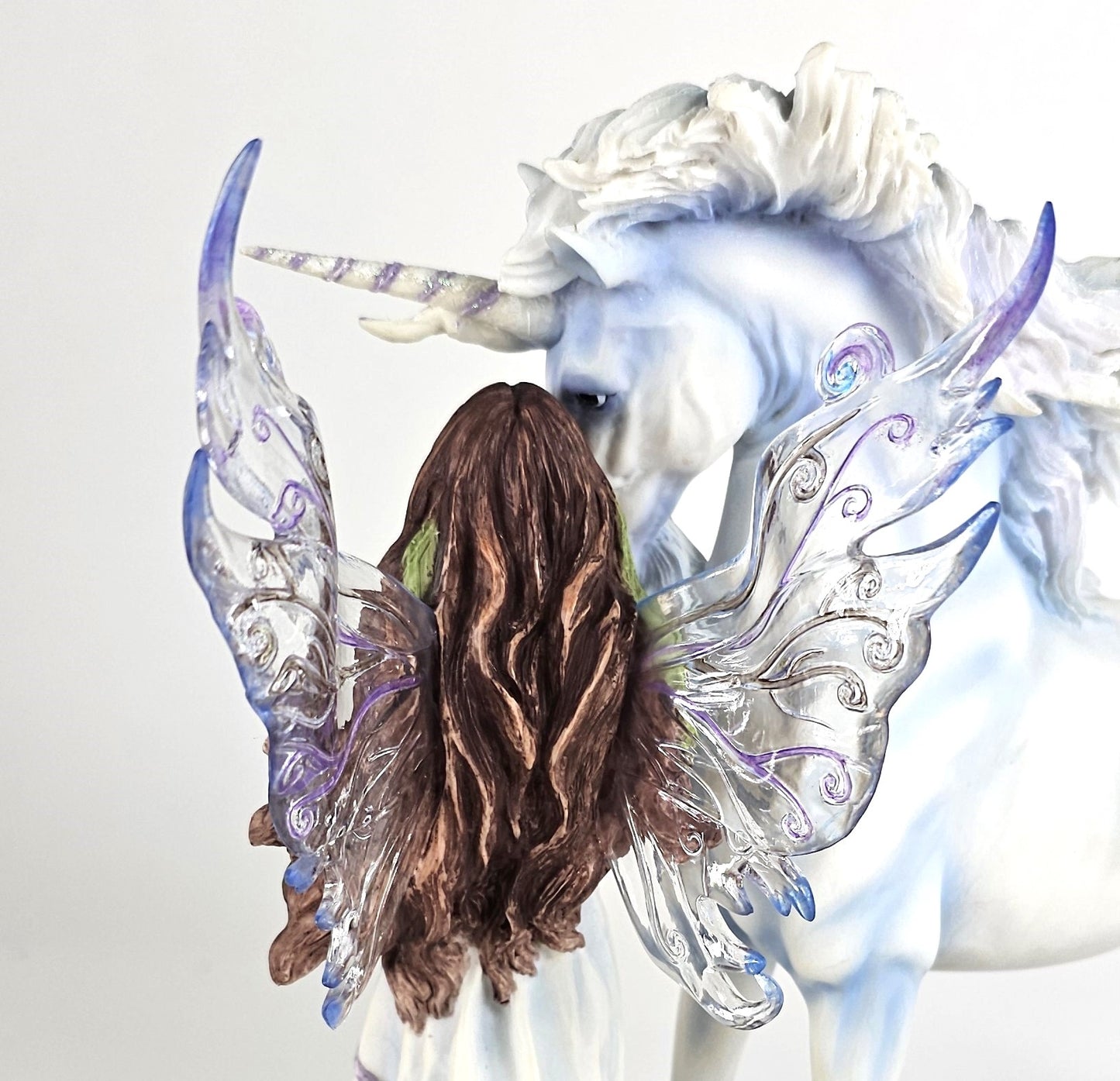 11 3/4" Jody Bergsma Long Live Magic Fairy Unicorn Fantasy Statue