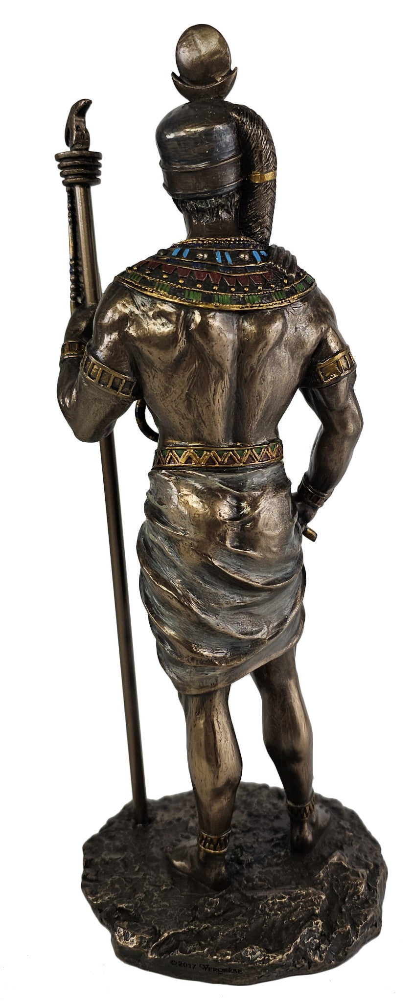 10 3/4" Khonsu Ancient Egyptian God of the Moon Statue Antique Bronze Color