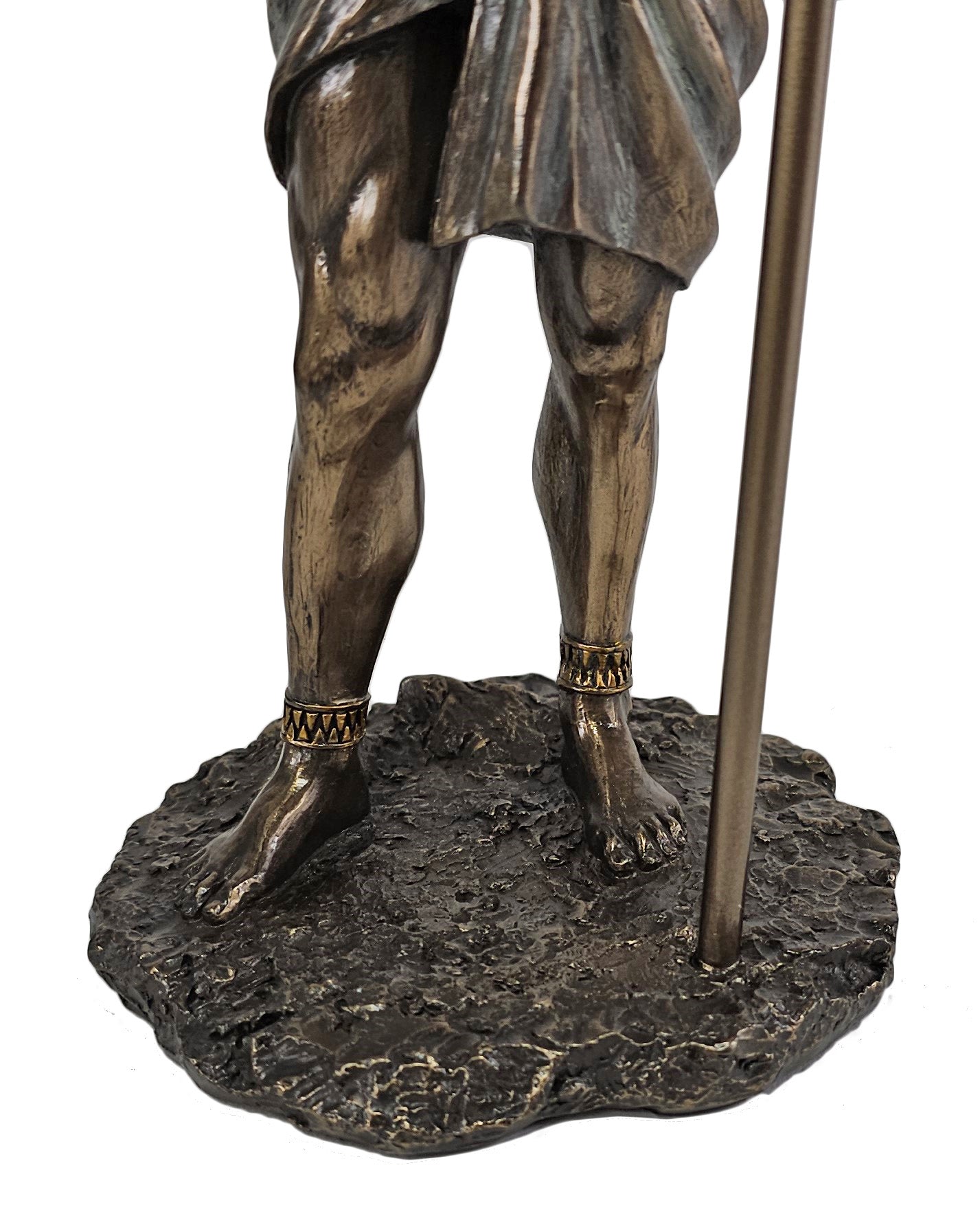 10 3/4" Khonsu Ancient Egyptian God of the Moon Statue Antique Bronze Color