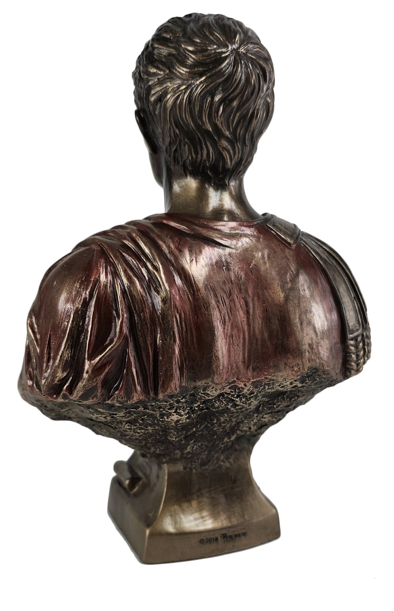 7 1" Gaius Julius Caesar Bust Roman Dictator Emperor Statue Bronze Finish