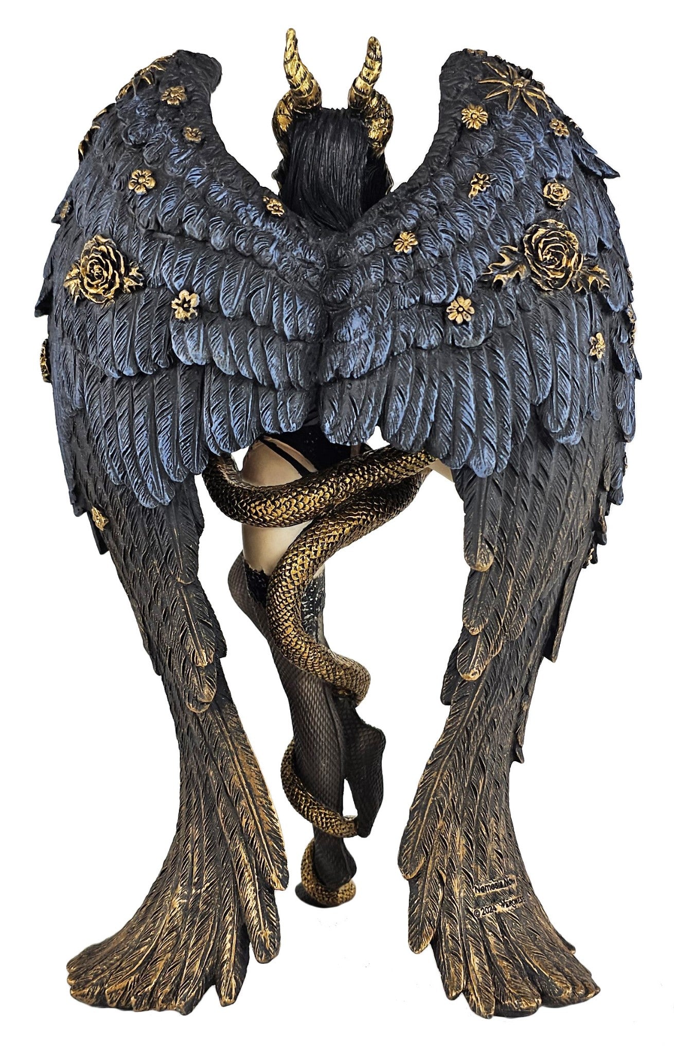 10" Lilith First Temptress Statue Hand Painted Bronze Finish Statue