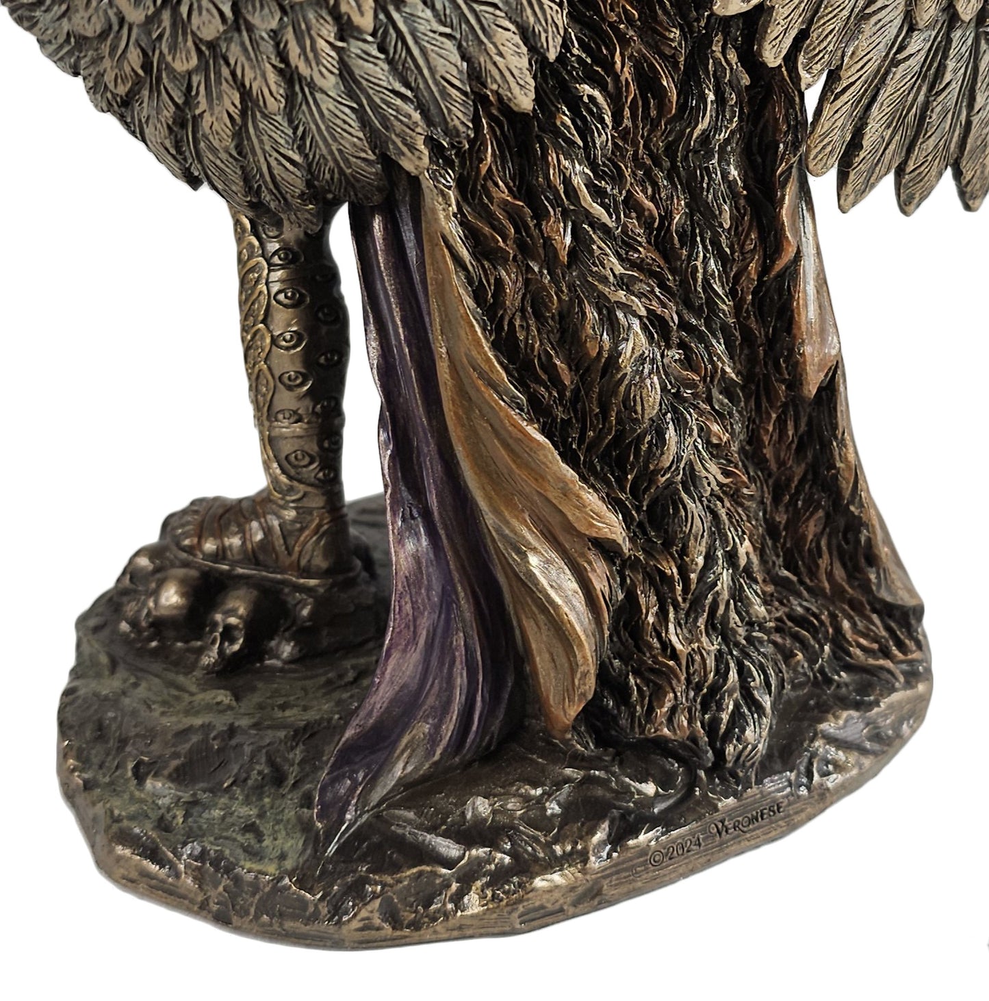 10 1/2" Azrael Archangel of Death Statue Bronzed Finish Statue