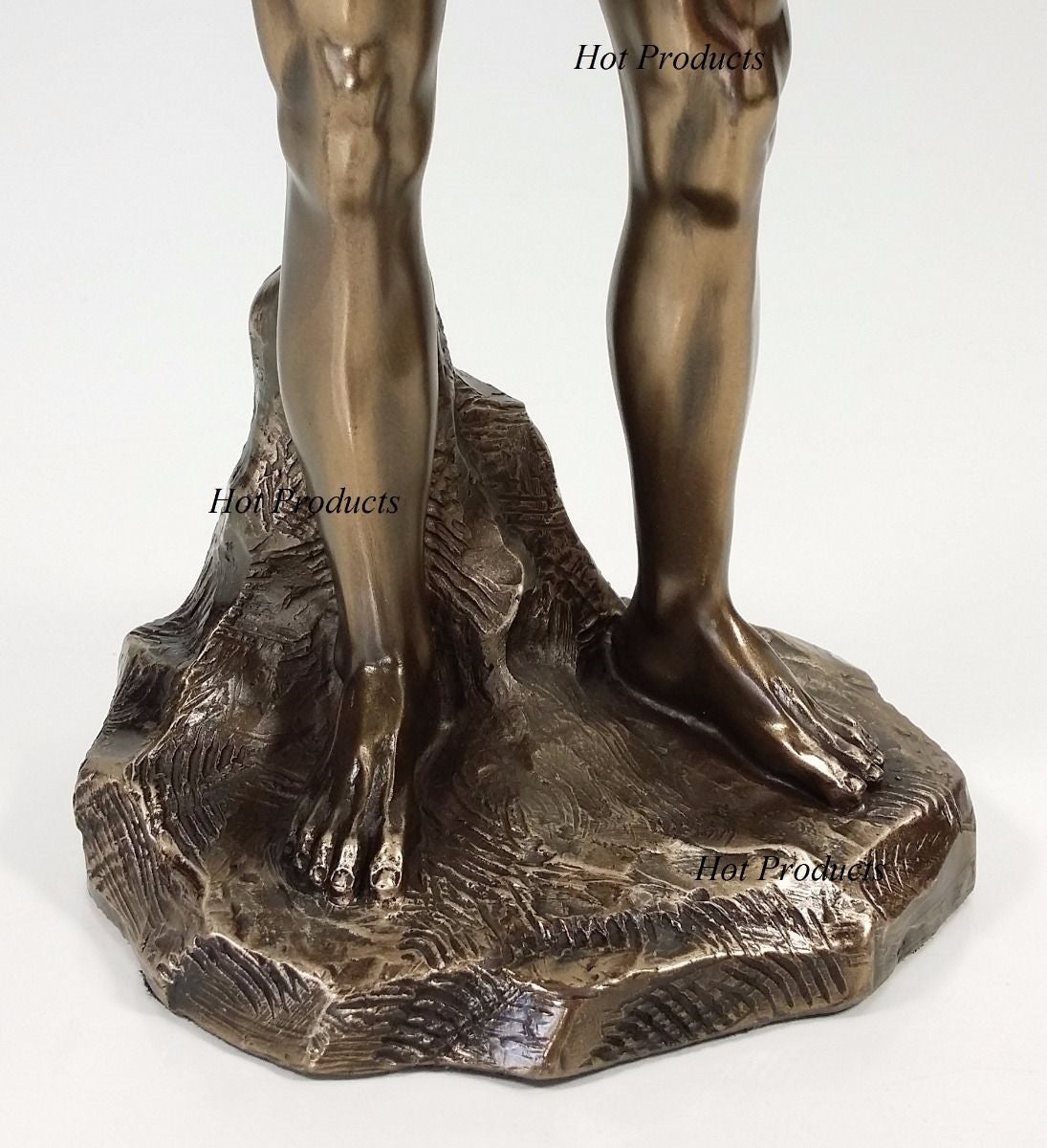 11" LOVERS STATUE Man Carrying Woman / Male Kissing Female Statue Bronze Finish
