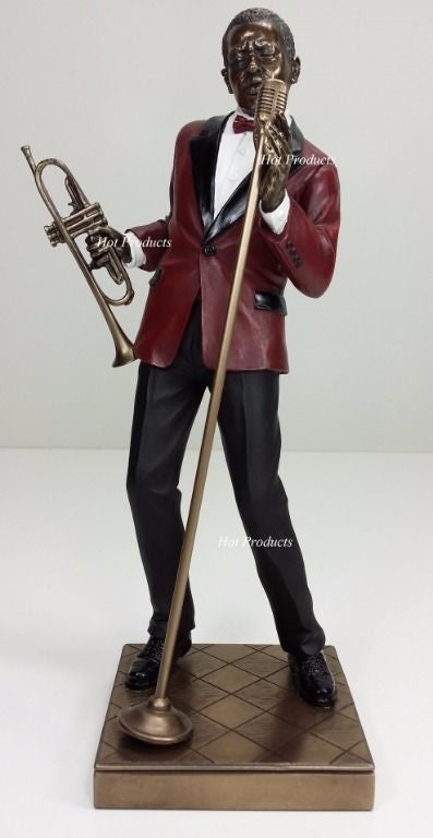 Jazz Band Collection - Singer / Trumpet Player Home Decor Statue
