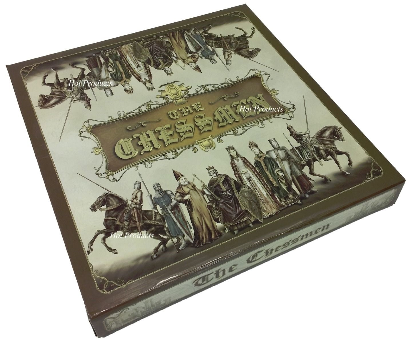 Pirates Vs Royal Navy Pirate Chess Men Set W/ 15" Black & White Gloss Board
