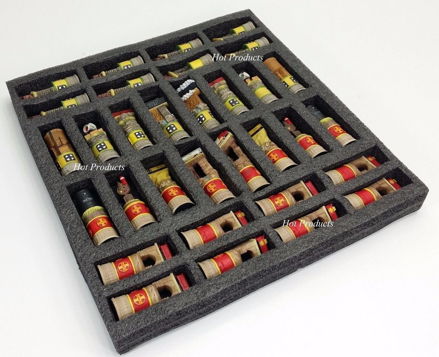 BNSF Santa Fe Railroad TRAIN Chess Set W 18" Gloss Cherry Color Board Trains