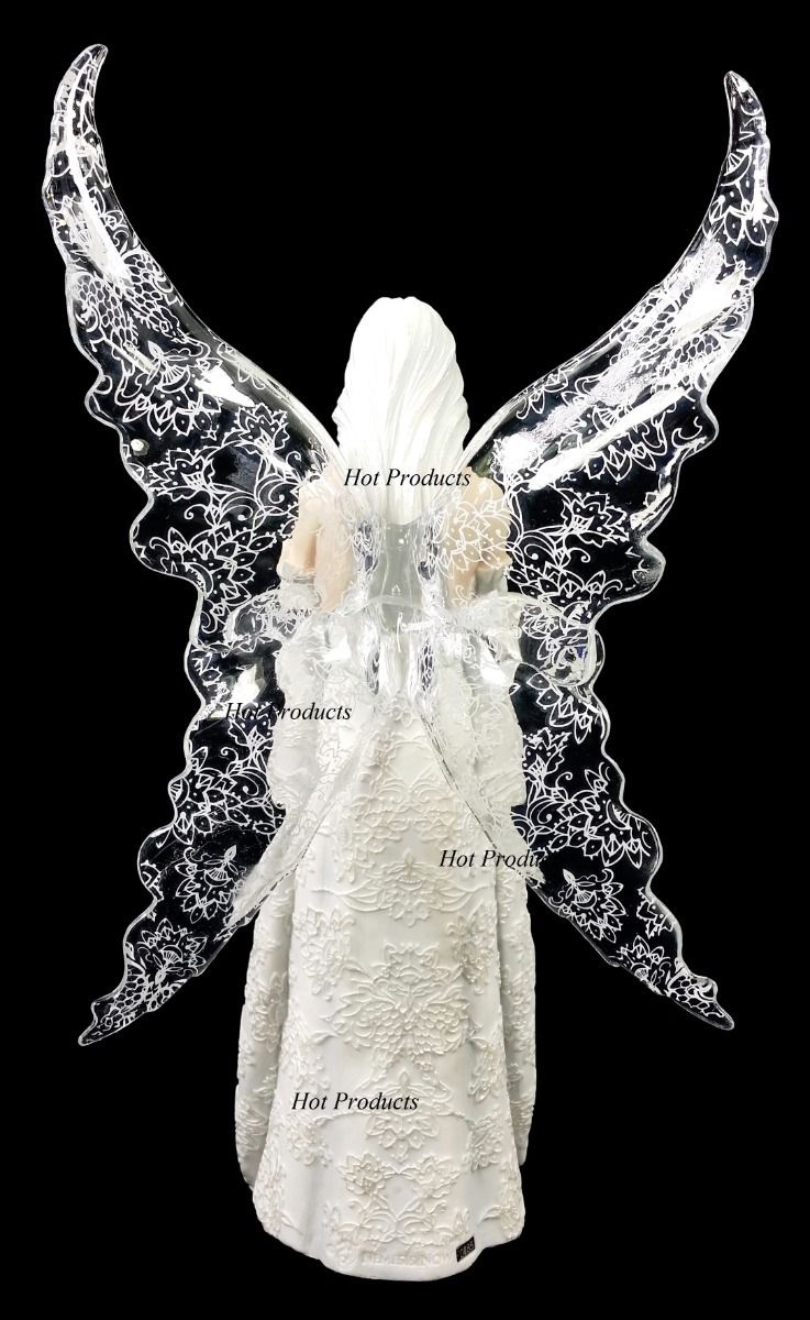 9 1/2 inch Anne Stokes ONLY LOVE REMAINS Guardian Angel Fairy Statue Figurine