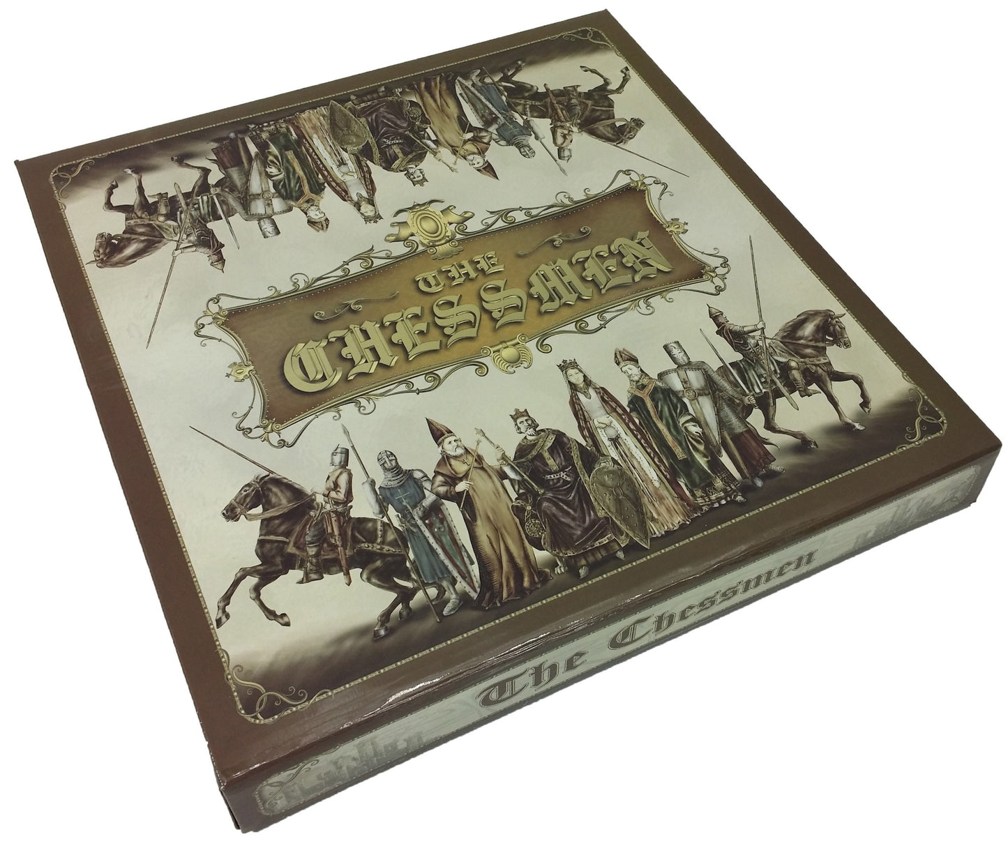 US American Civil War Wife Queens Chess Set 18" Gloss Walnut & Maple Color Board