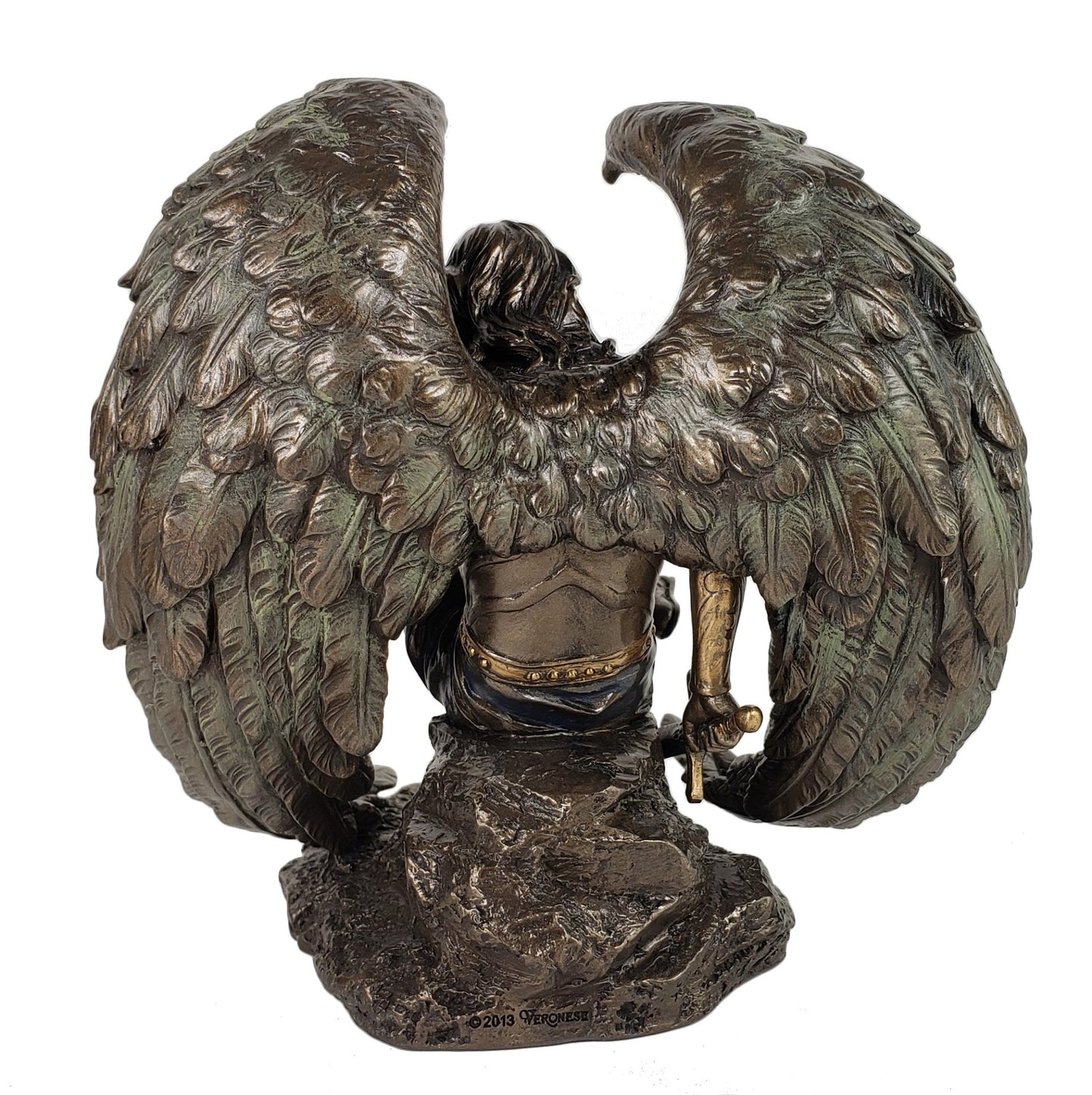 6 1/2" Lucifer the Fallen Archangel Devil Bronze Color Angel Statue