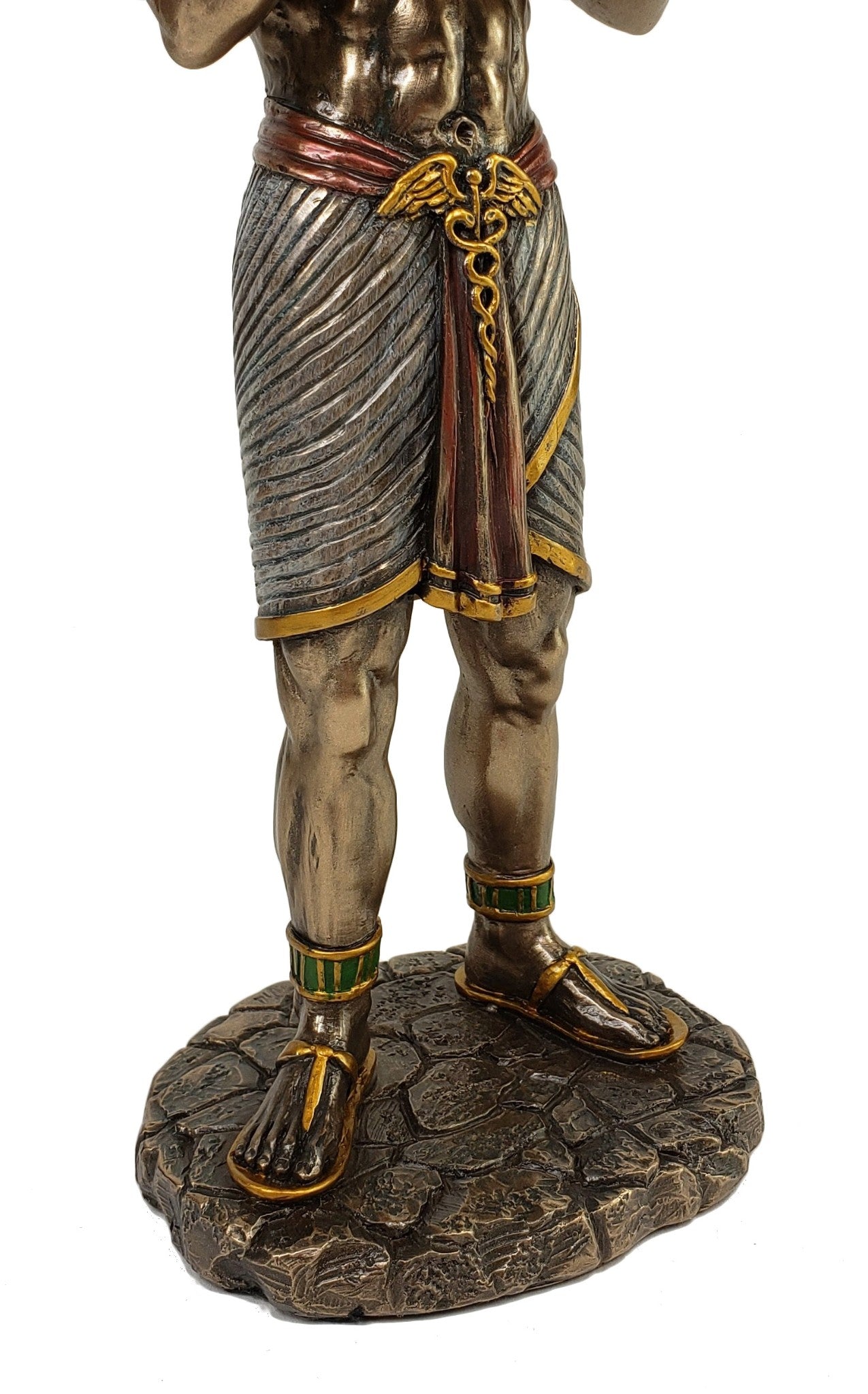 11" Thoth Egyptian Ibis Head God of Mood & Knowledge Statue Bronze Finish