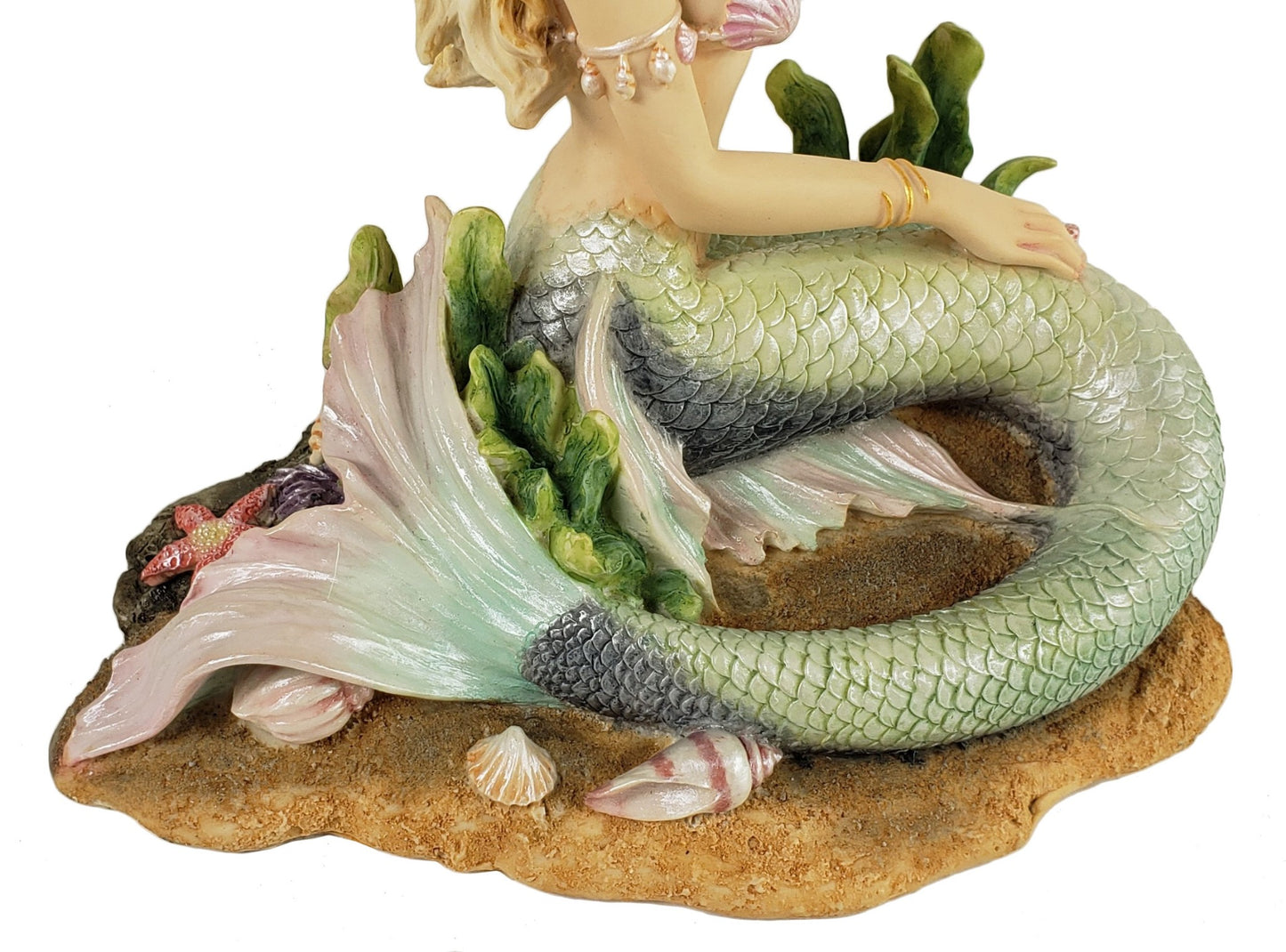 6" Veronese Design Enchanted Song Mermaid Nautical Fantasy Hand Painted Statue