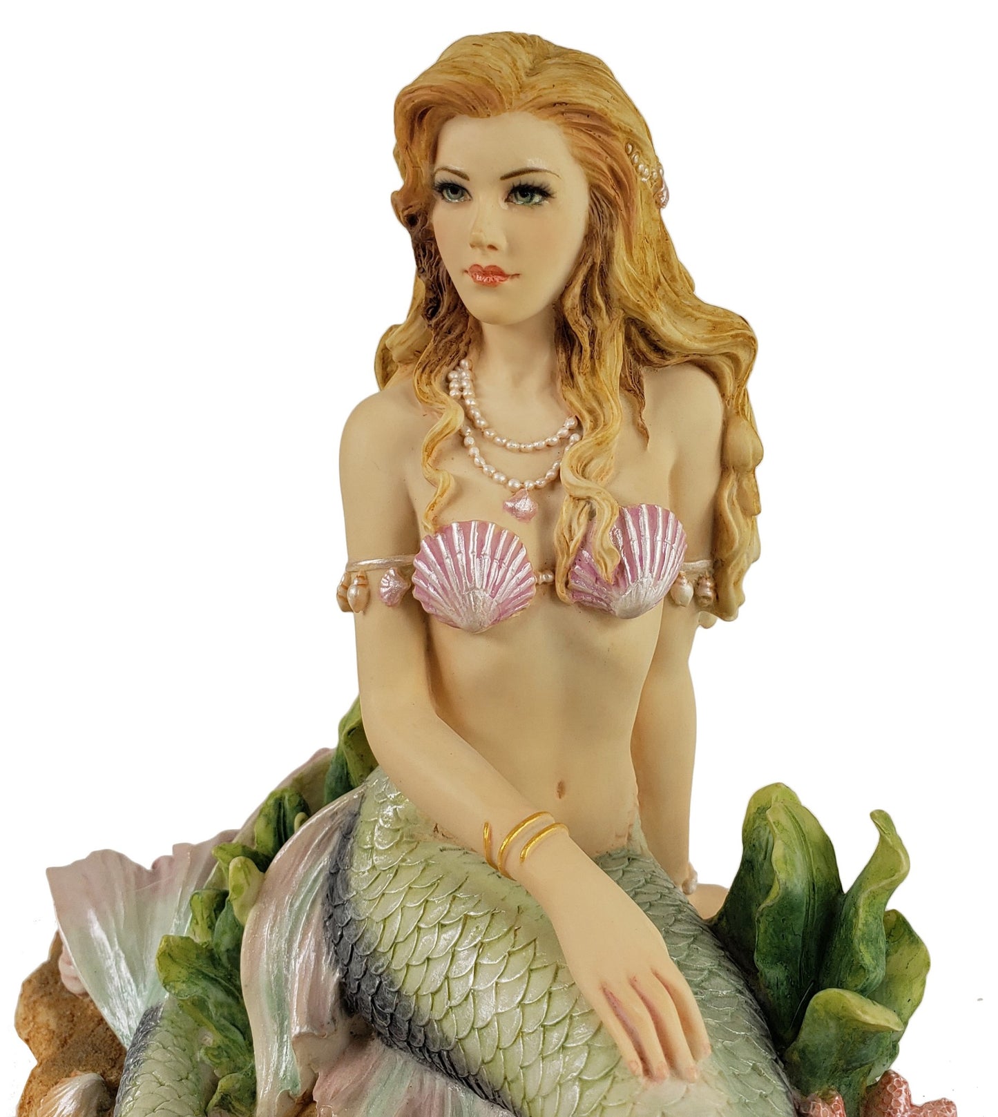 6" Veronese Design Enchanted Song Mermaid Nautical Fantasy Hand Painted Statue