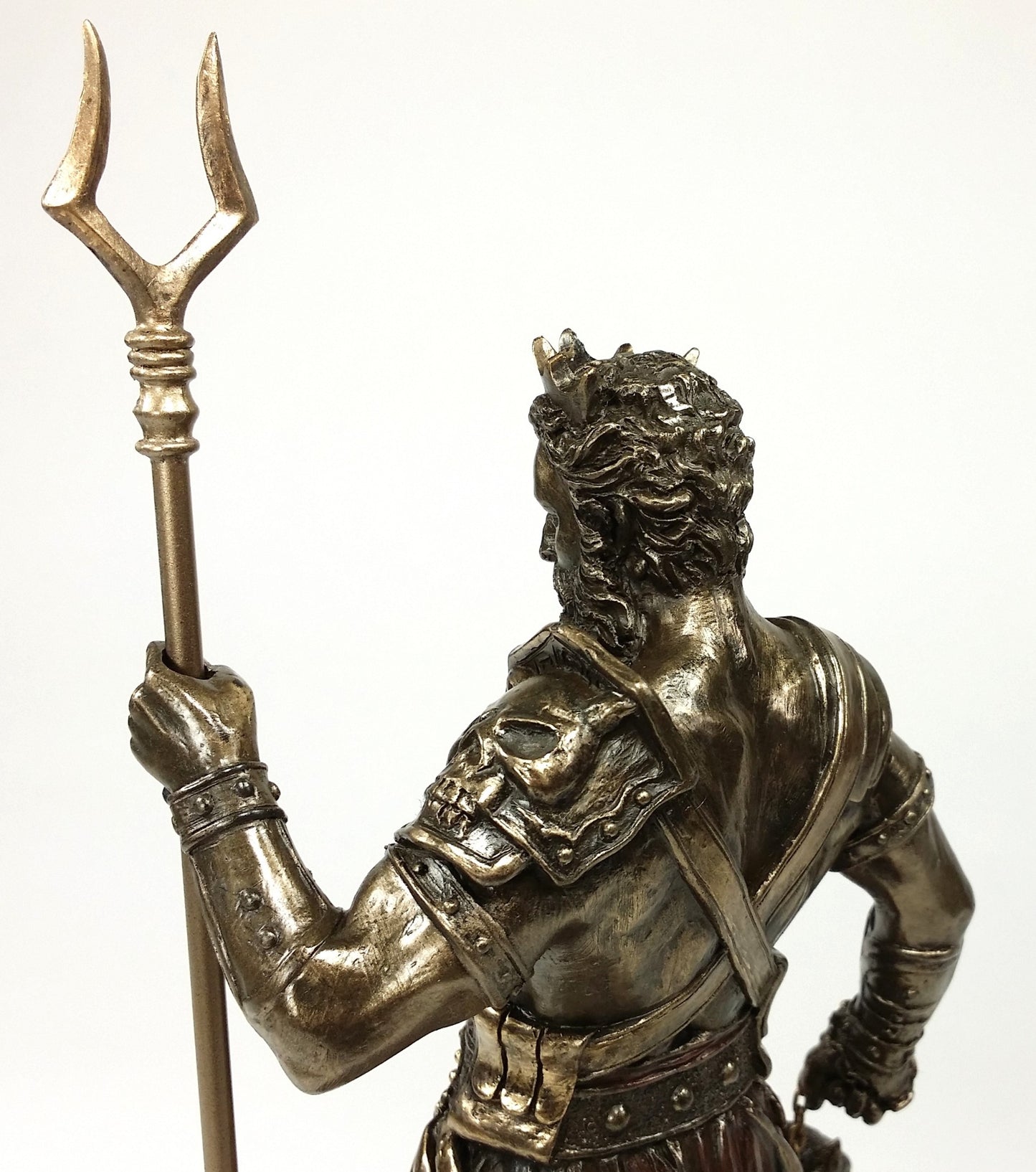 HADES Standing With CERBERUS Greek Mythology Underworld God Statue Bronze Finish
