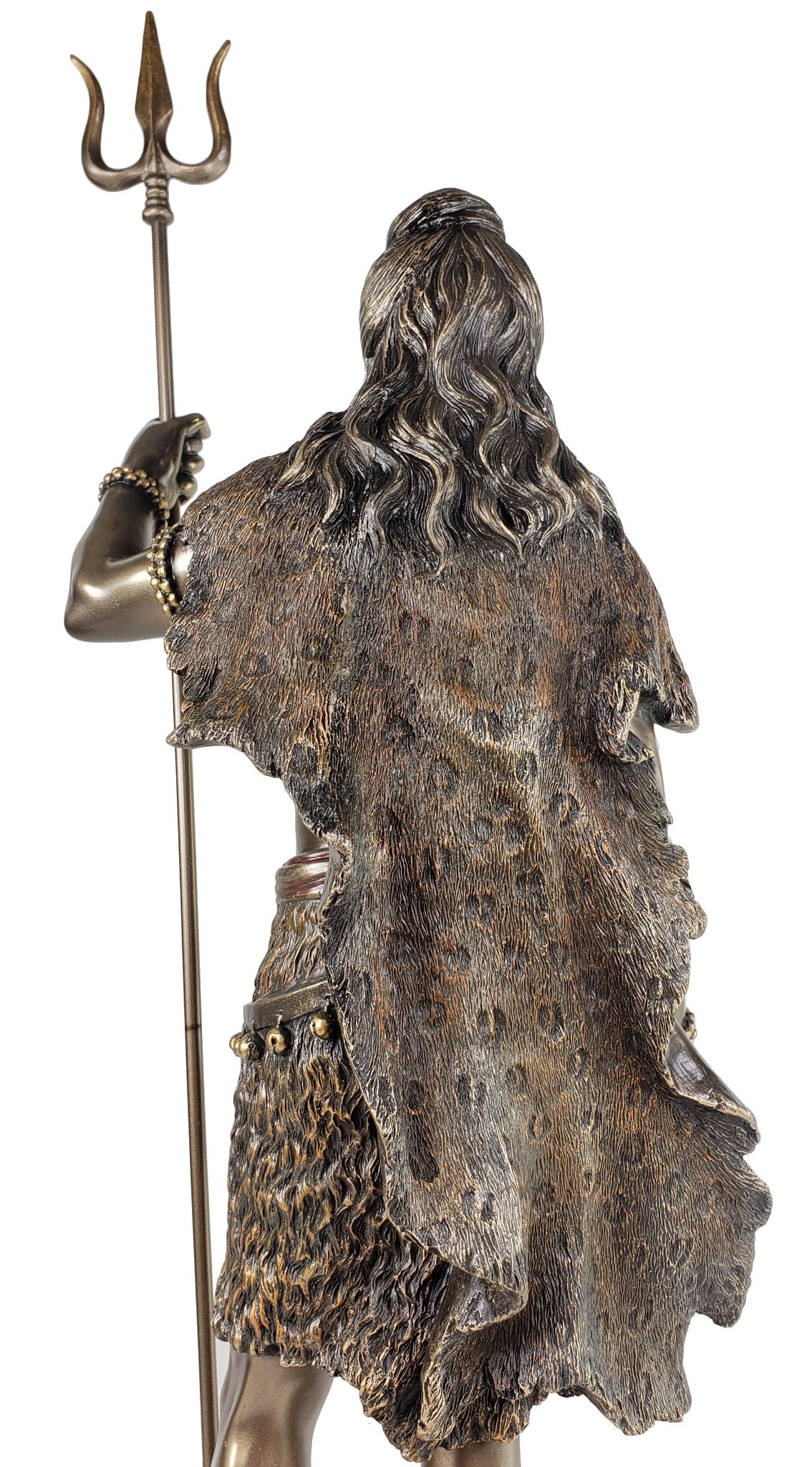 Large 20 Inch Hindu Destroyer of Evil God Shiva Standing Antique Bronze Finish