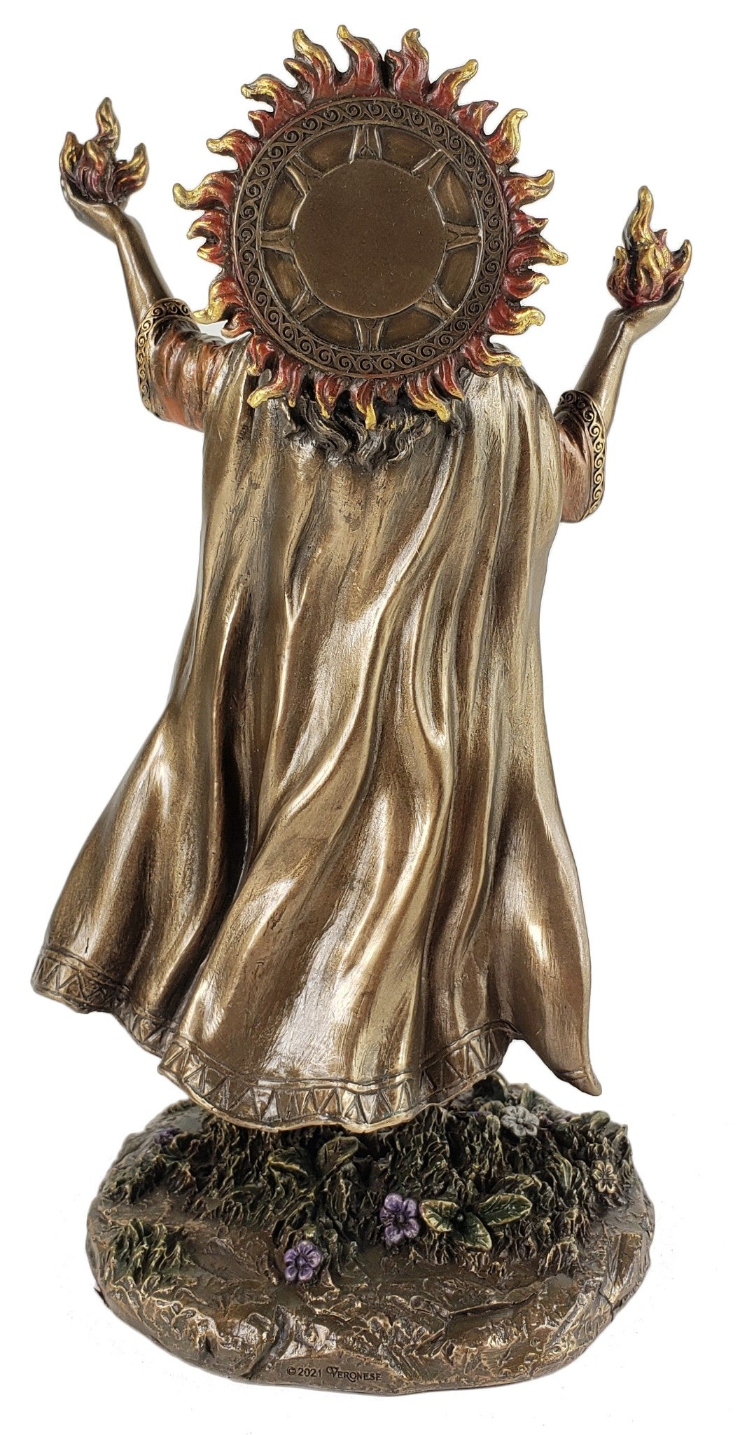 9 1/4 Inch BELENUS Viking Celtic Pagan Sun God Statue Bronze Color