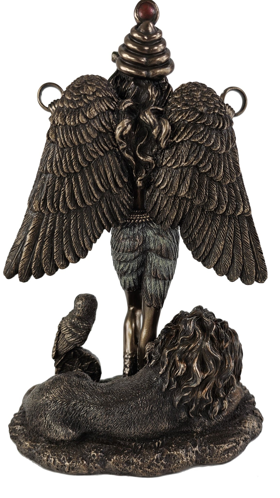 8 3/4" Ishtar Mesopotamian Queen of Heaven Goddess of Love and War Bronze Color