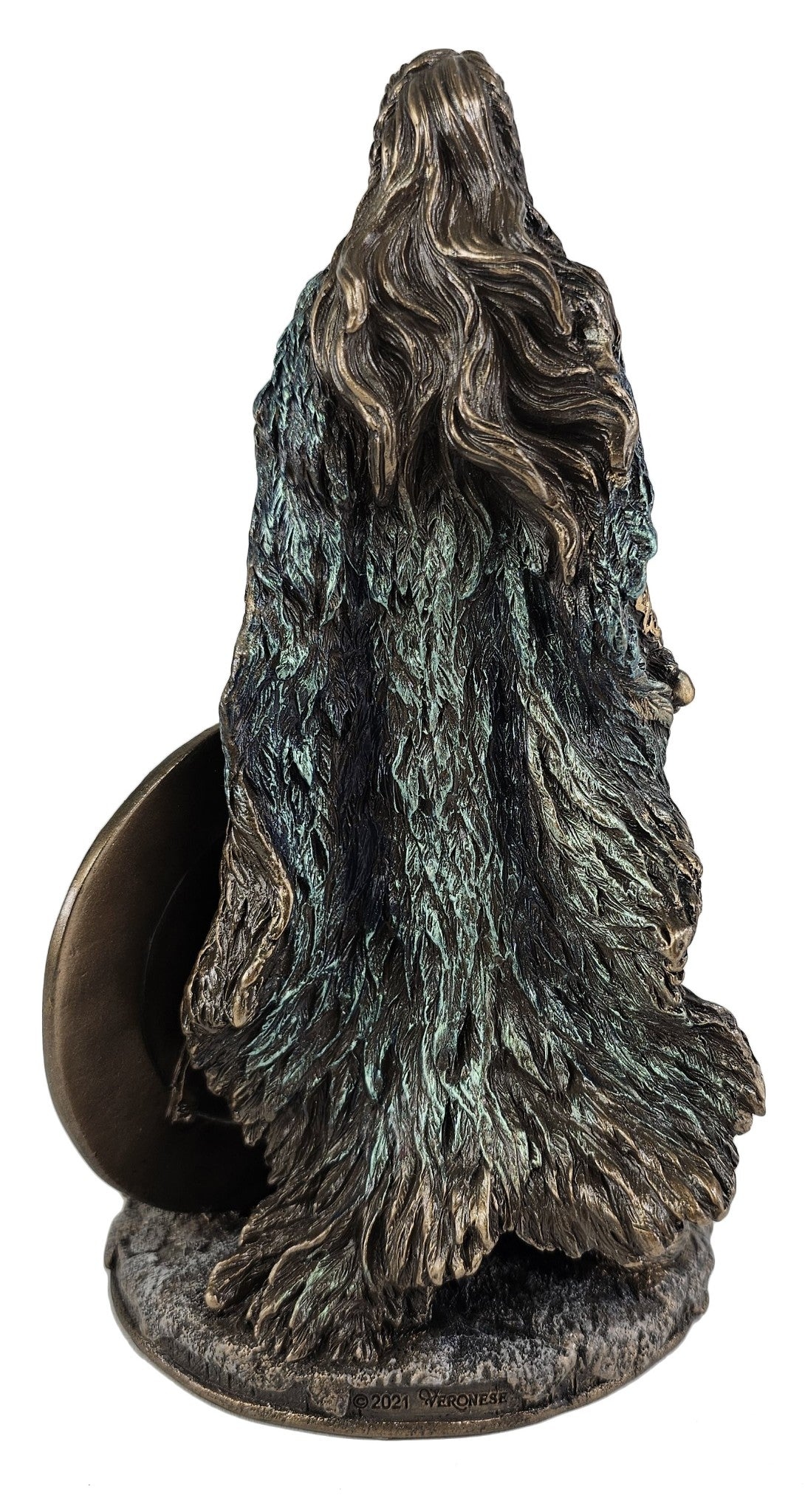 8.5" Freya Viking Norse Mythology Goddess of Love and War Bronze Finish Statue