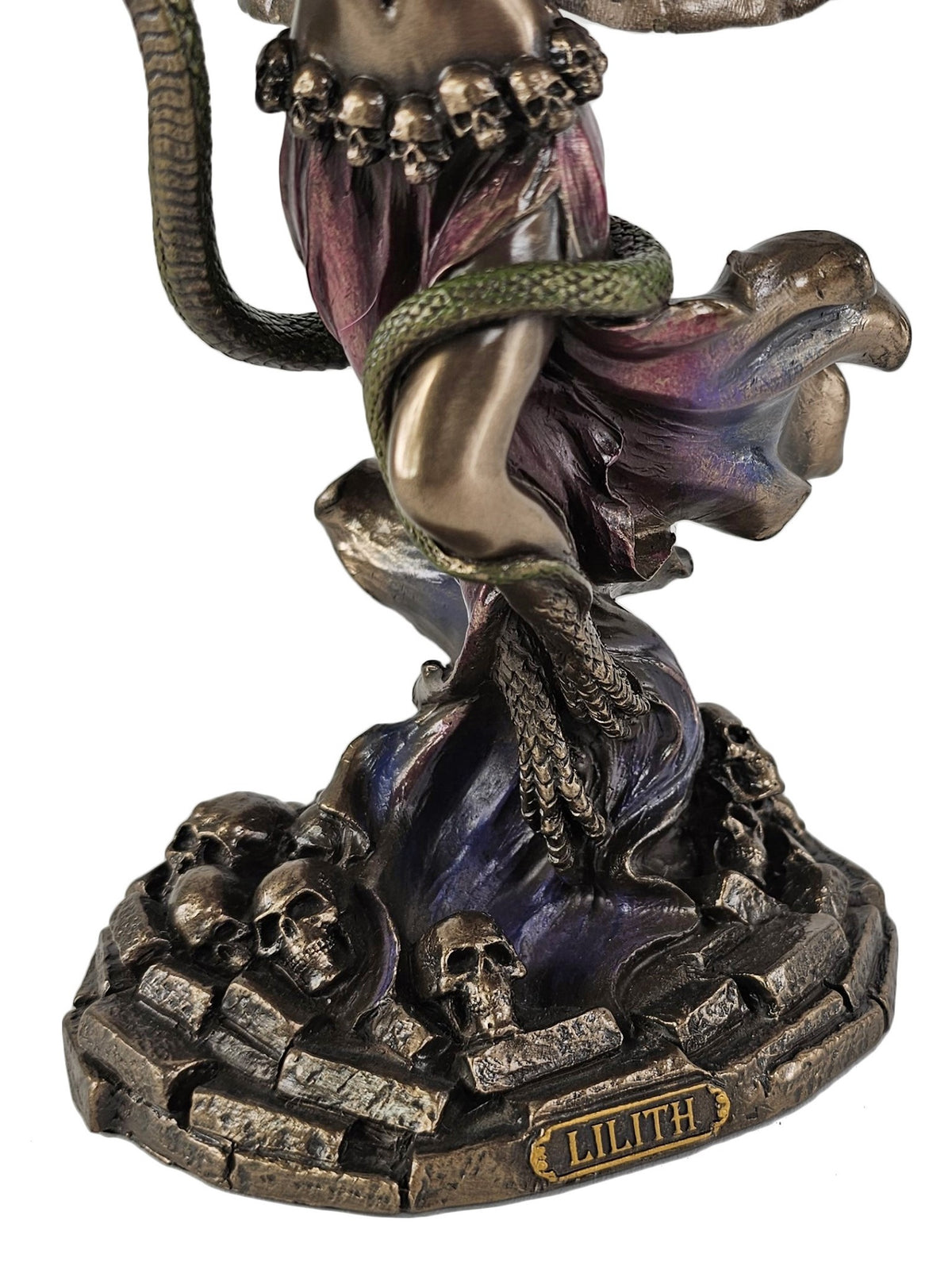 9 3/4" Lilith Queen of Demons Empress of Hell Statue Bronze Finish Statue