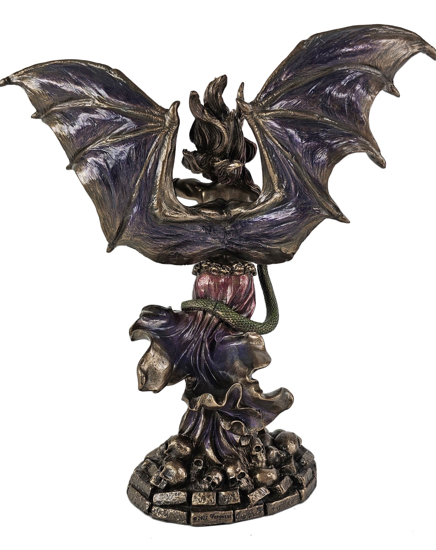 9 3/4" Lilith Queen of Demons Empress of Hell Statue Bronze Finish Statue