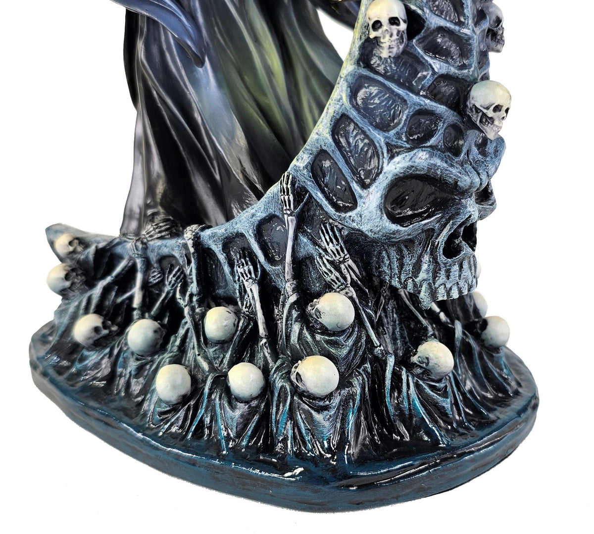 7 1/2" Charon Greek Ferryman of Damned Reaper Gothic Statue Multi Color