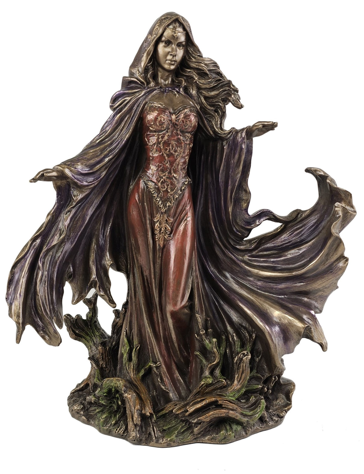 11" Morgana Arthurian Legend by Monte Moore Statue Antique Bronze Finish