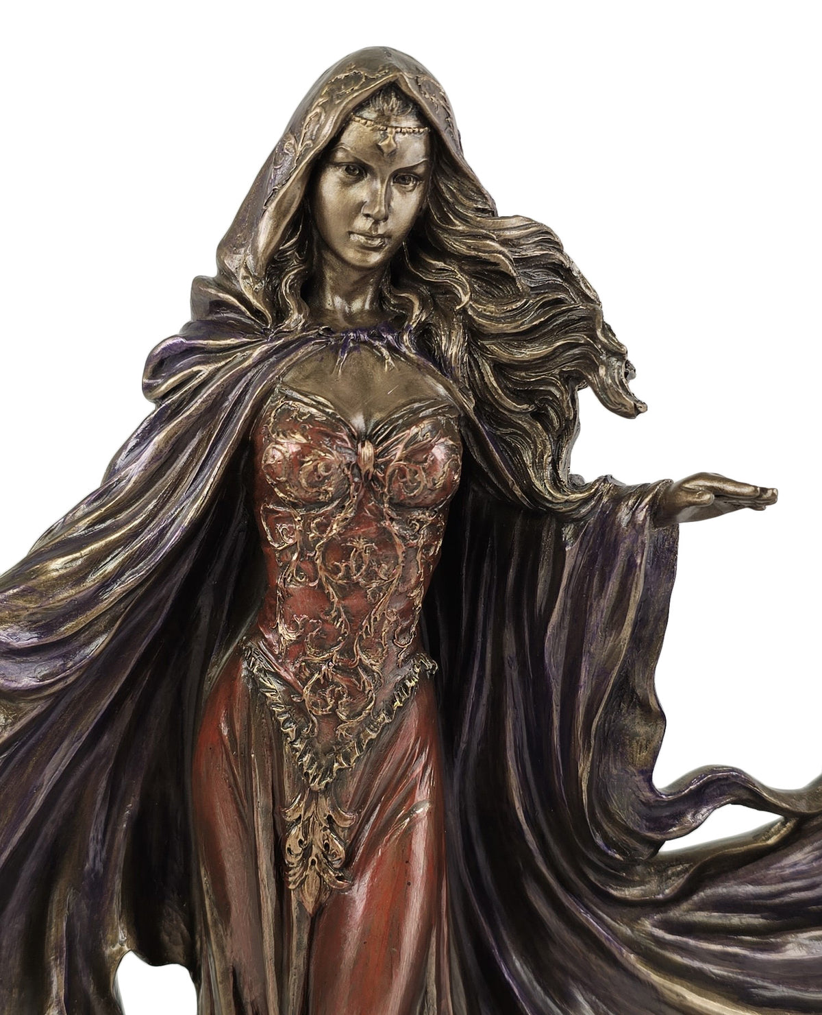 11" Morgana Arthurian Legend by Monte Moore Statue Antique Bronze Finish