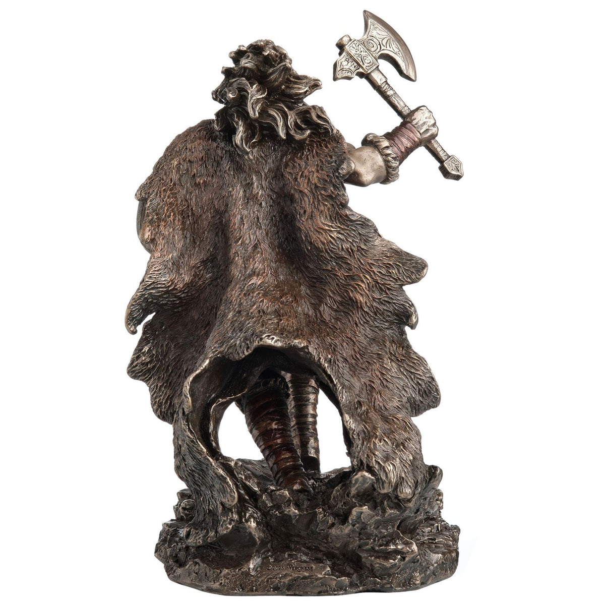Veronese Design 8 3/4 Inch Viking Berserker Ragnar's Charge Cold Cast Resin