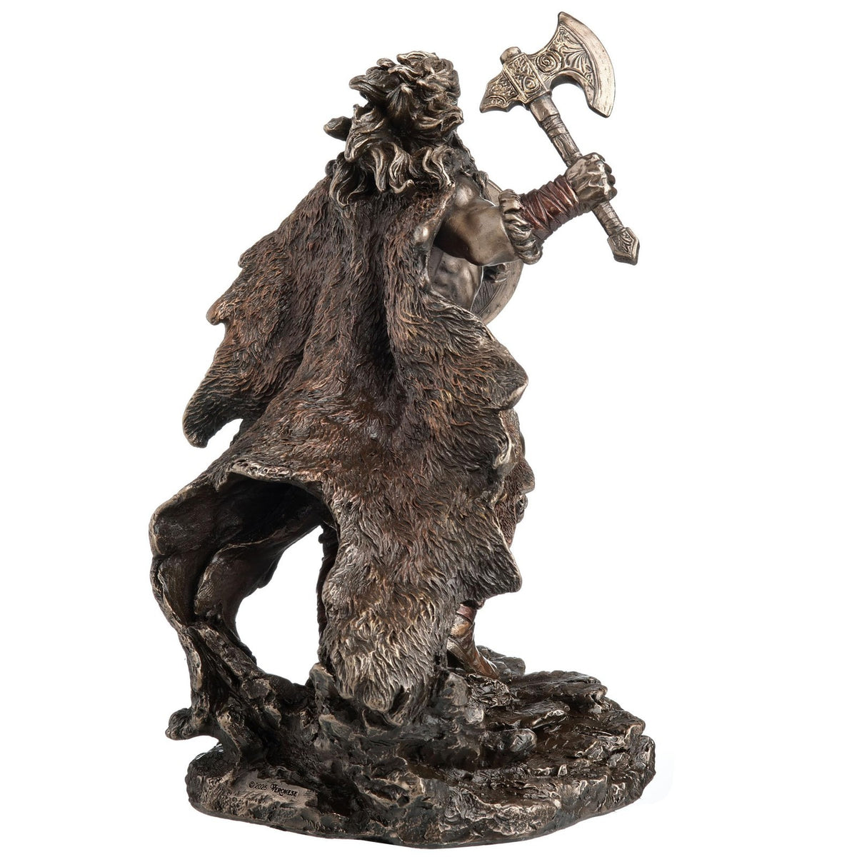 Veronese Design 8 3/4 Inch Viking Berserker Ragnar's Charge Cold Cast Resin