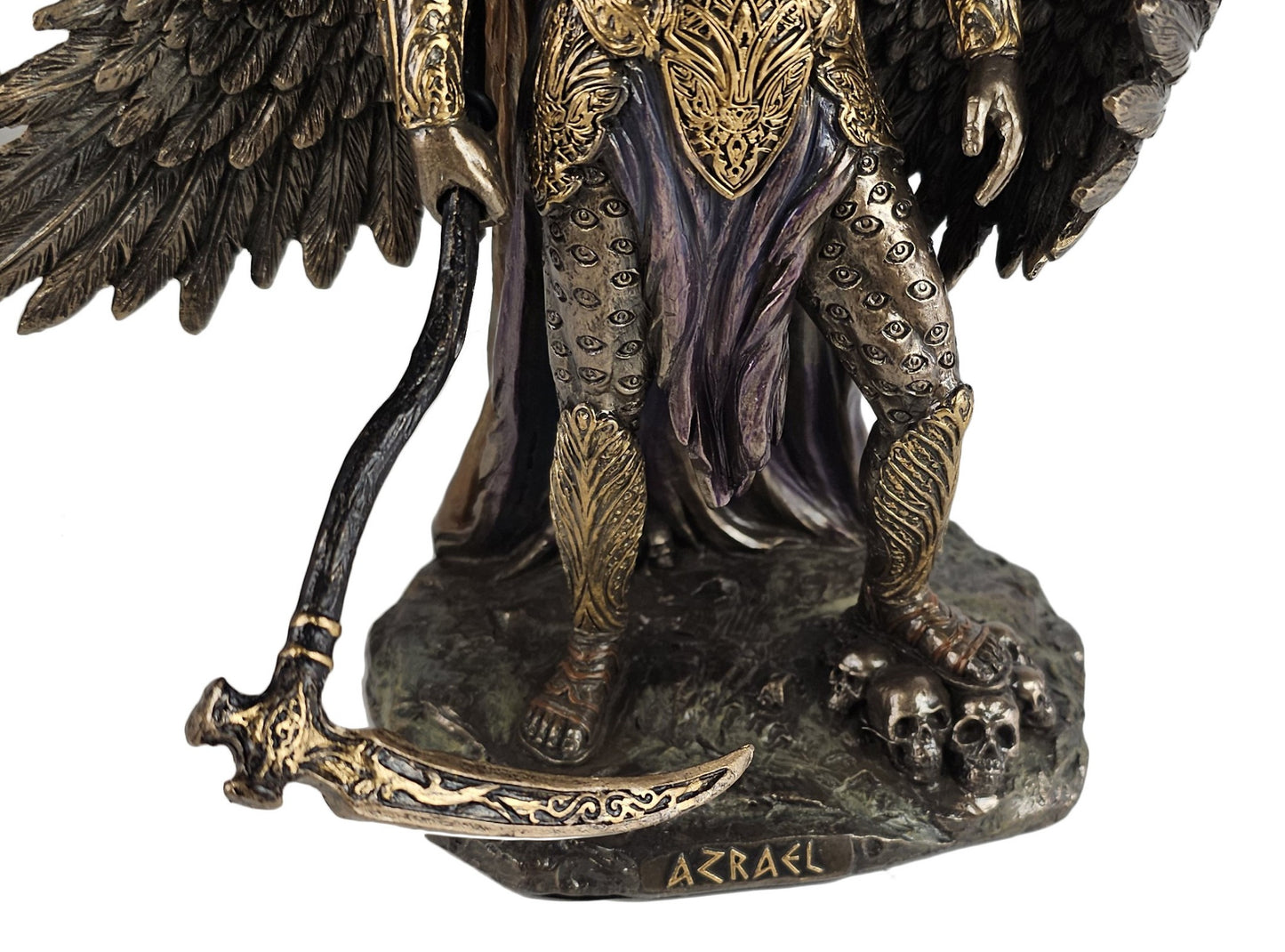 10 1/2" Azrael Archangel of Death Statue Bronzed Finish Statue