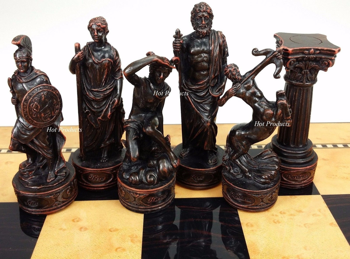 Greek Mythology Gods Chess Men Pieces Set Zeus Hera and More - NO BOARD