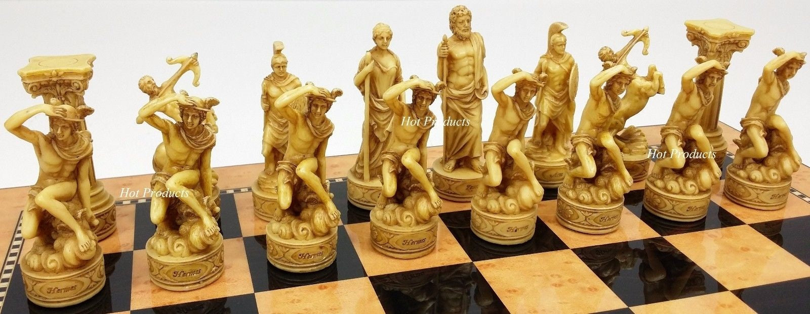 HERMES CHESS SET  Knight chess, Chess pieces, Chess board