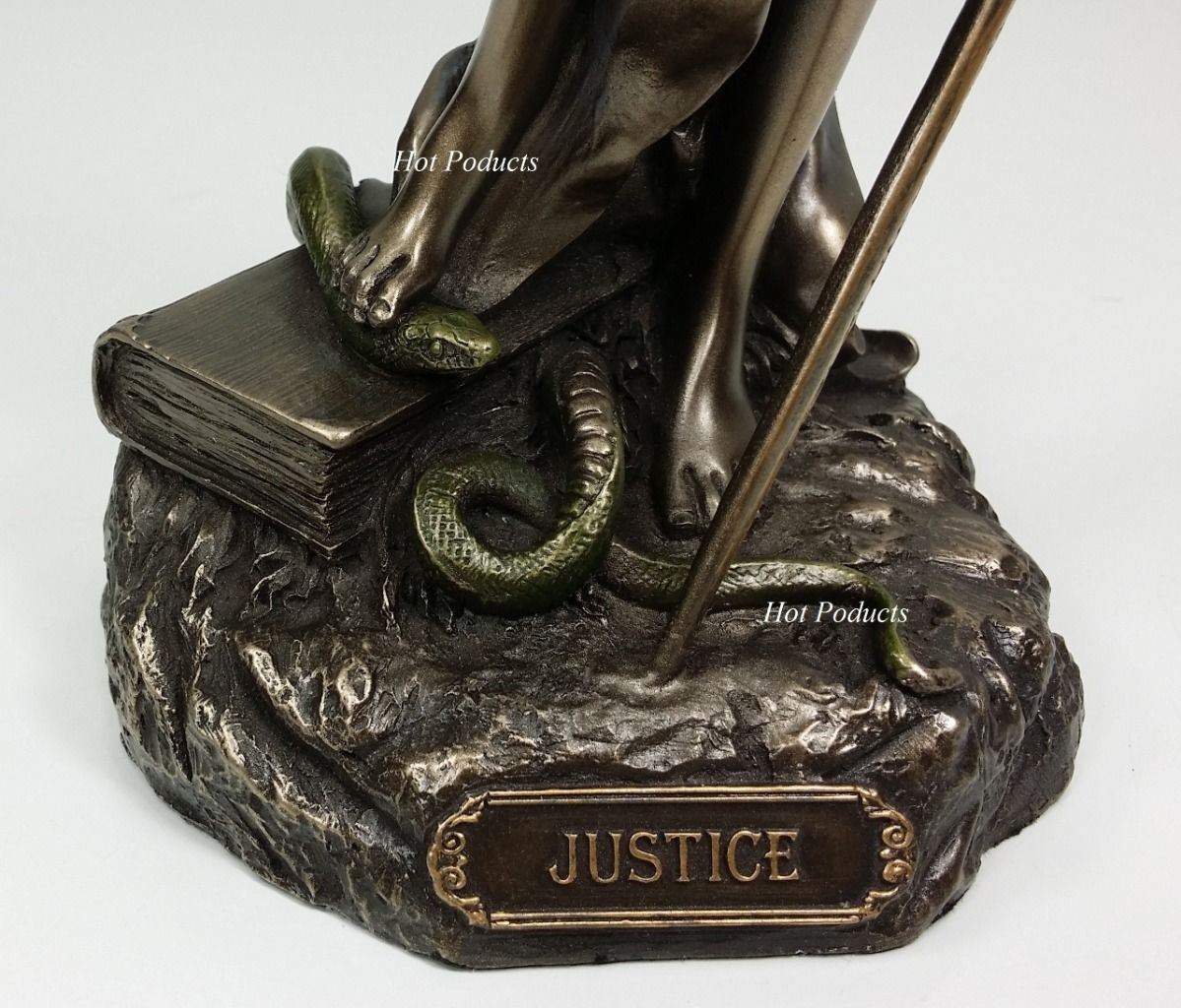 Blind Lady Justice Scales Lawyer Firm Attorney Statue Office Desk Barrister Gift