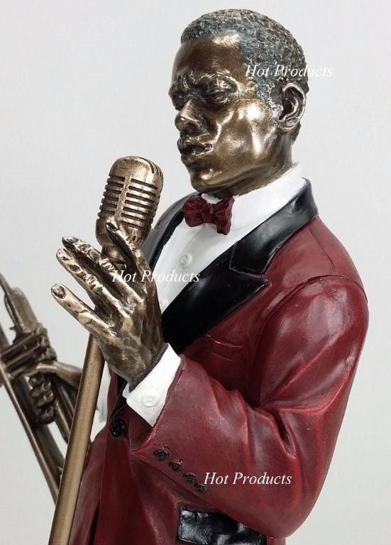 Jazz Band Collection - Singer / Trumpet Player Home Decor Statue