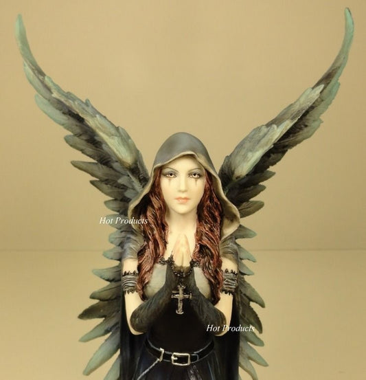 ANNE STOKES HARBINGER Dark Angel of Death Gothic Fairy Statue Hand Painted