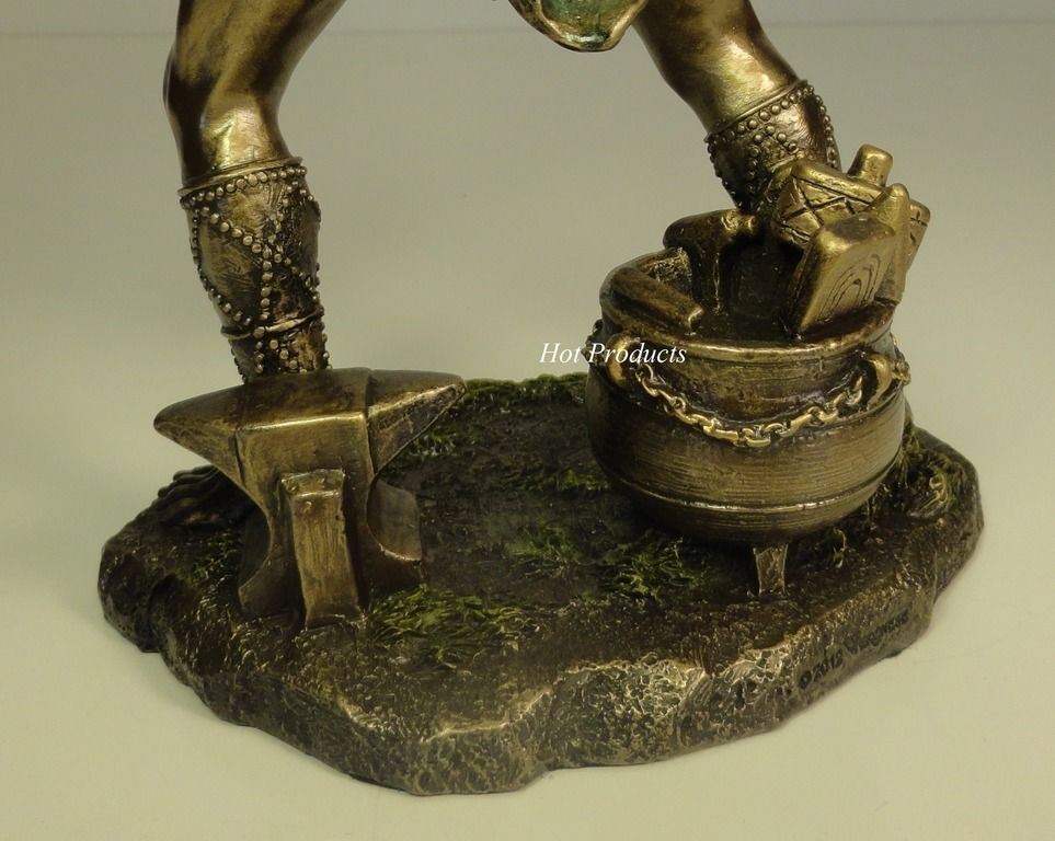 ORISHA OGGUN God of War Ogun Yoruba African Statue Sculpture Bronze Finish