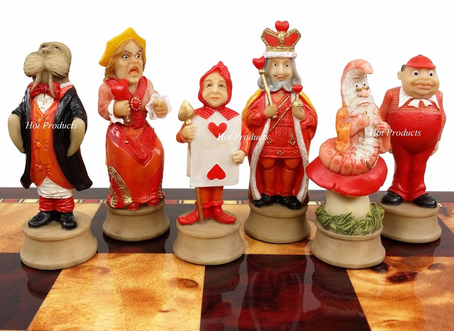 Alice in Wonderland Fantasy Chess Men Set -  NO Board