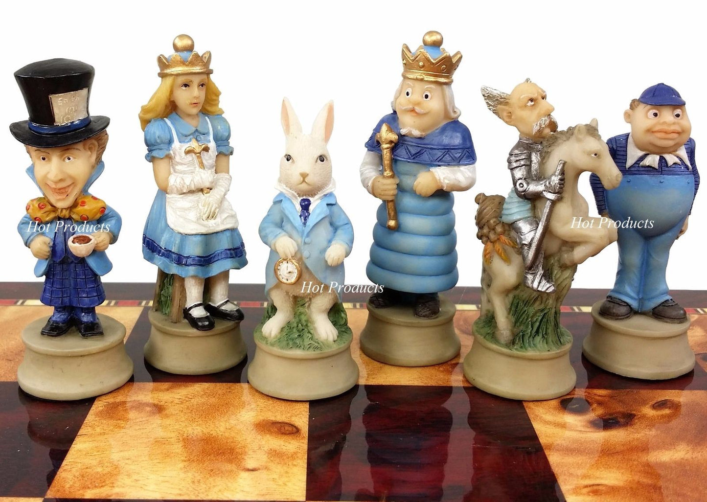 Alice in Wonderland Fantasy Chess Men Set -  NO Board