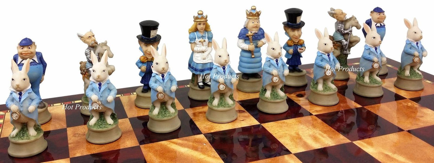 Alice in Wonderland Fantasy Chess Men Set -  NO Board