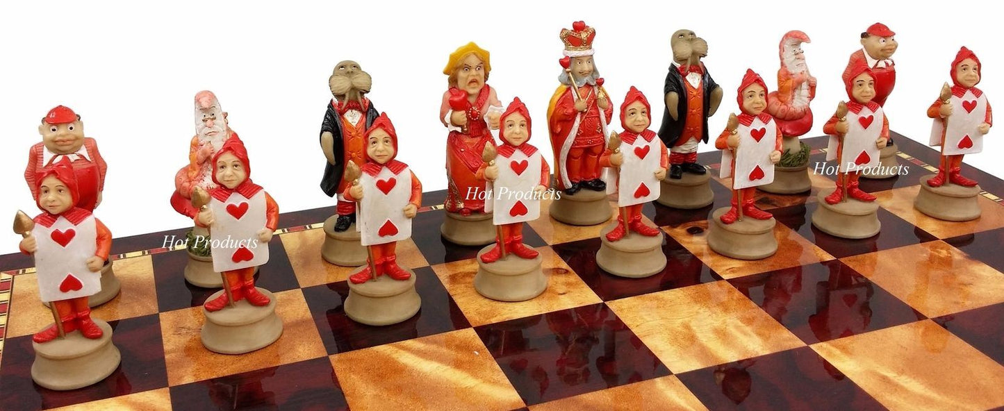 Alice in Wonderland Fantasy Chess Men Set -  NO Board