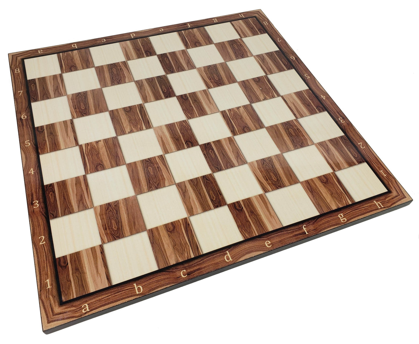 17 inch Cedar Color Laminate Chess Board with 1 15/16 inch Squares