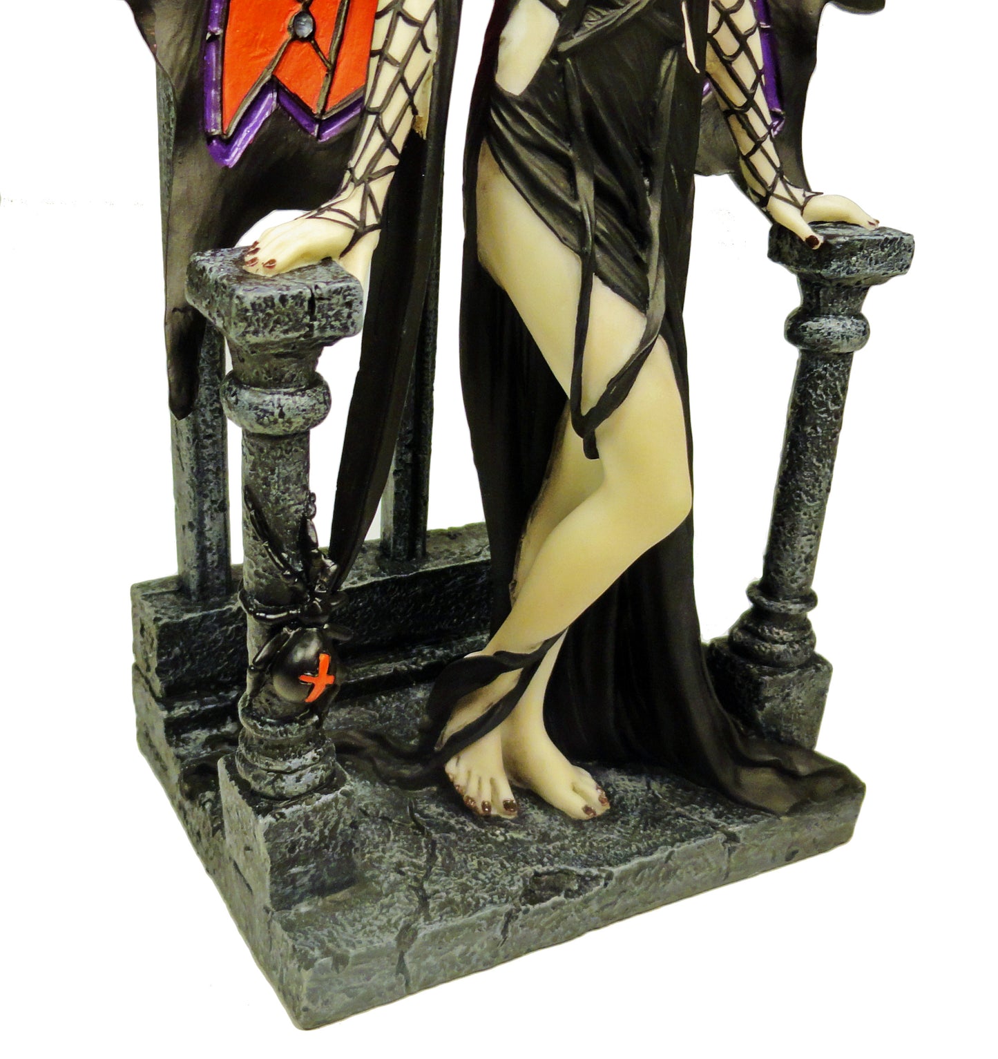 ANNE STOKES ARACNAFARIA Black Widow Spider Gothic Fairy Statue Hand Painted