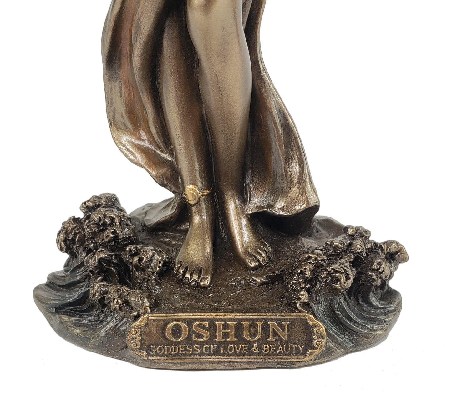 ORISHA OSHUN Goddess of Love Yoruba African Statue Sculpture Antique Bronze Fnsh