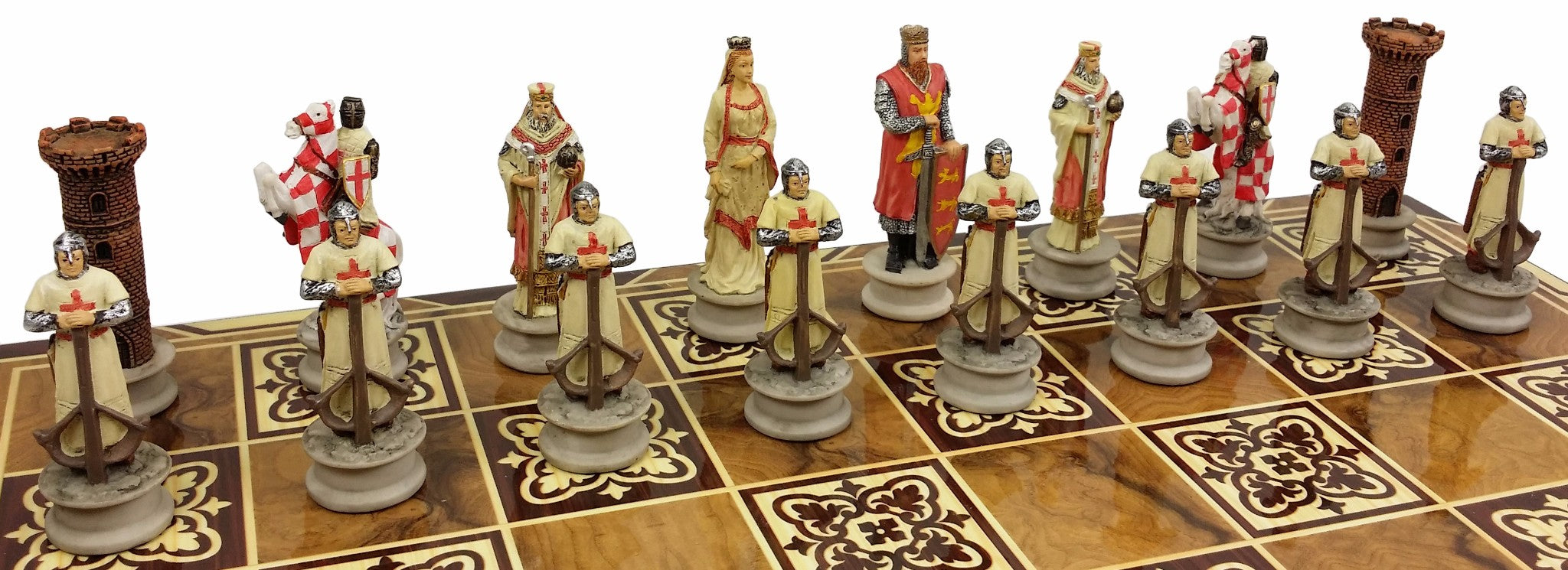 Medieval Times Crusades King Richard Lionheart Men Chess Pieces