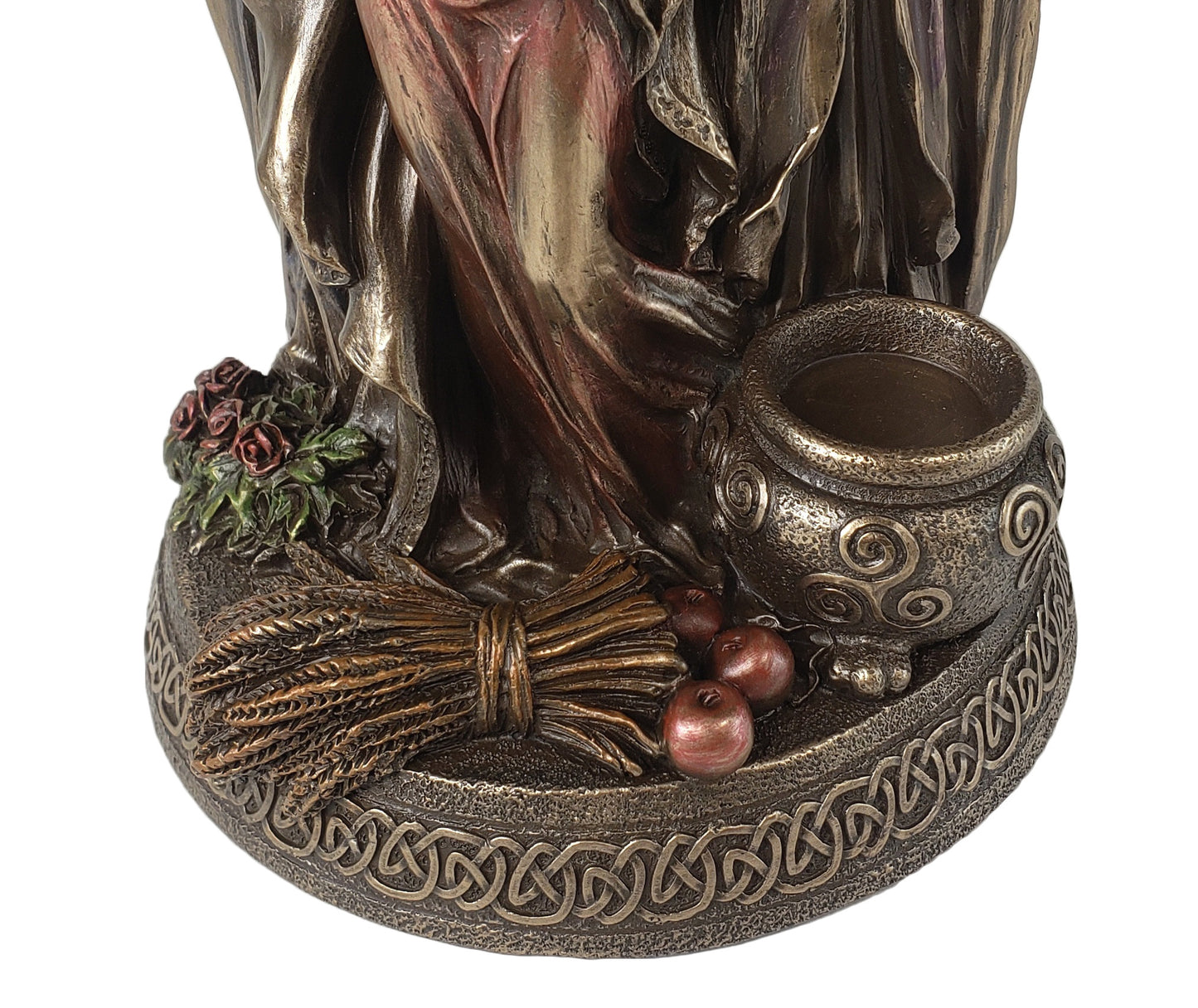 Veronese Celtic Triple Goddess Maiden, Mother Danu and Crone Statue Bronze Color