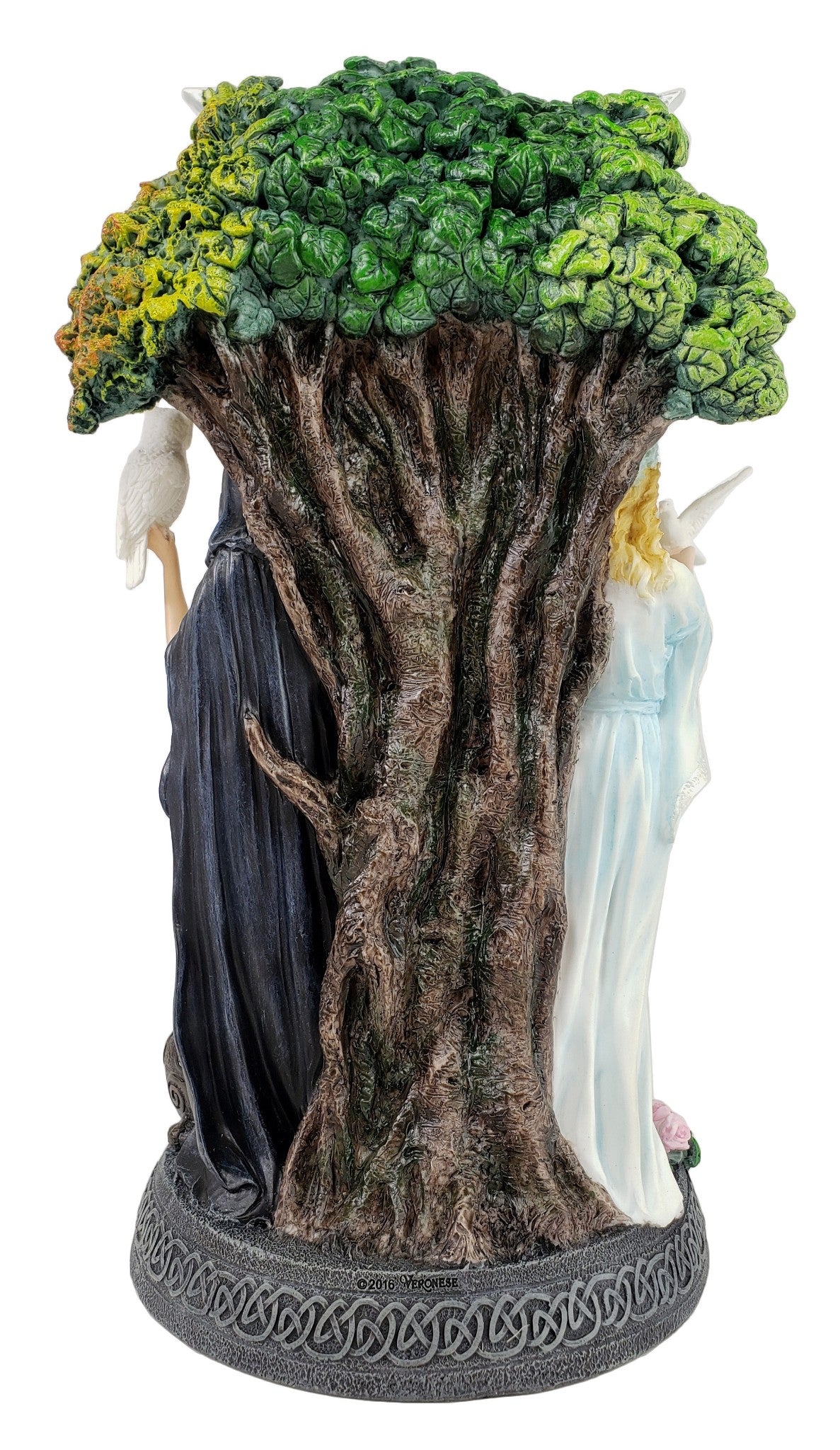 Veronese Celtic Triple Goddess Maiden, Mother Danu and Crone Statue Hand Painted