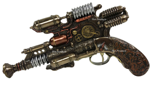 Gauss Coil Steampunk Display Pistol Gun Prop Gun Statue Figurine