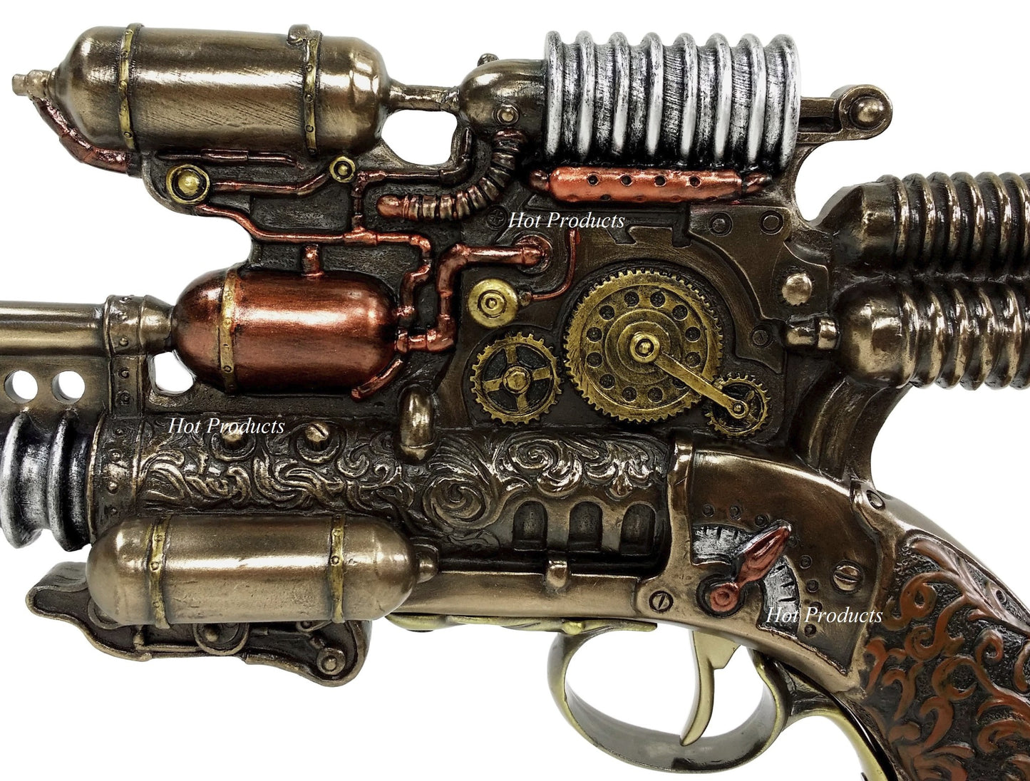 Gauss Coil Steampunk Display Pistol Gun Prop Gun Statue Figurine