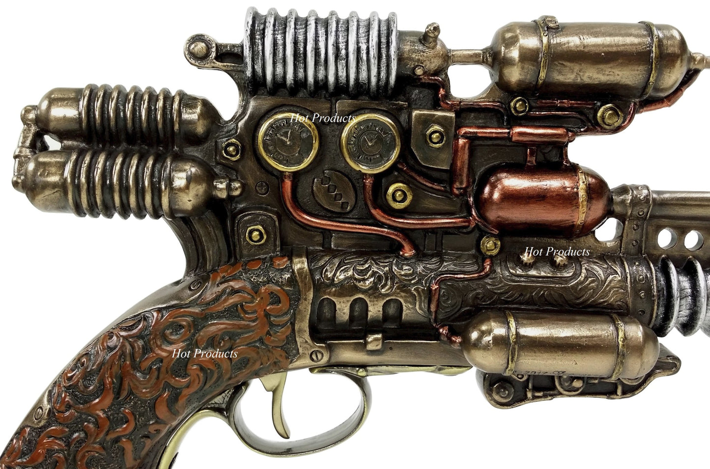 Gauss Coil Steampunk Display Pistol Gun Prop Gun Statue Figurine