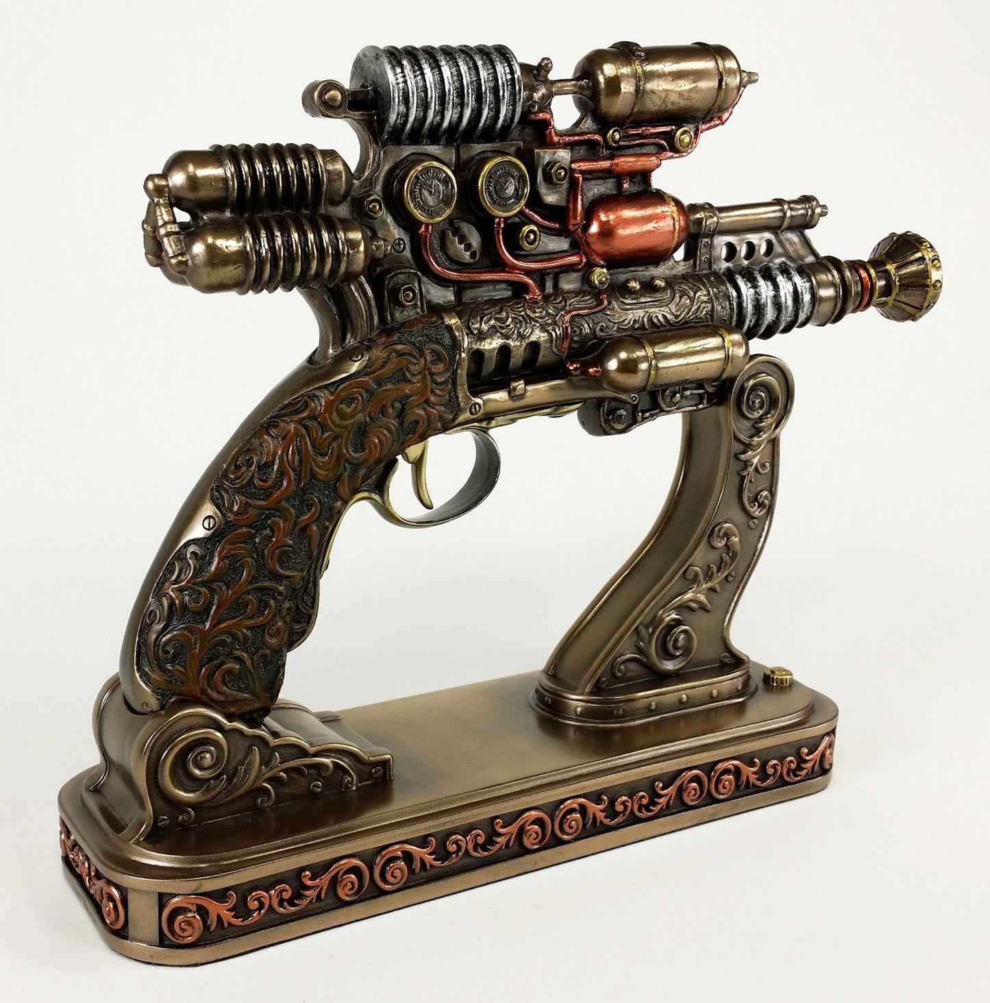 Gauss Coil Steampunk Display Pistol Gun Prop Gun W Stand Statue Figurine