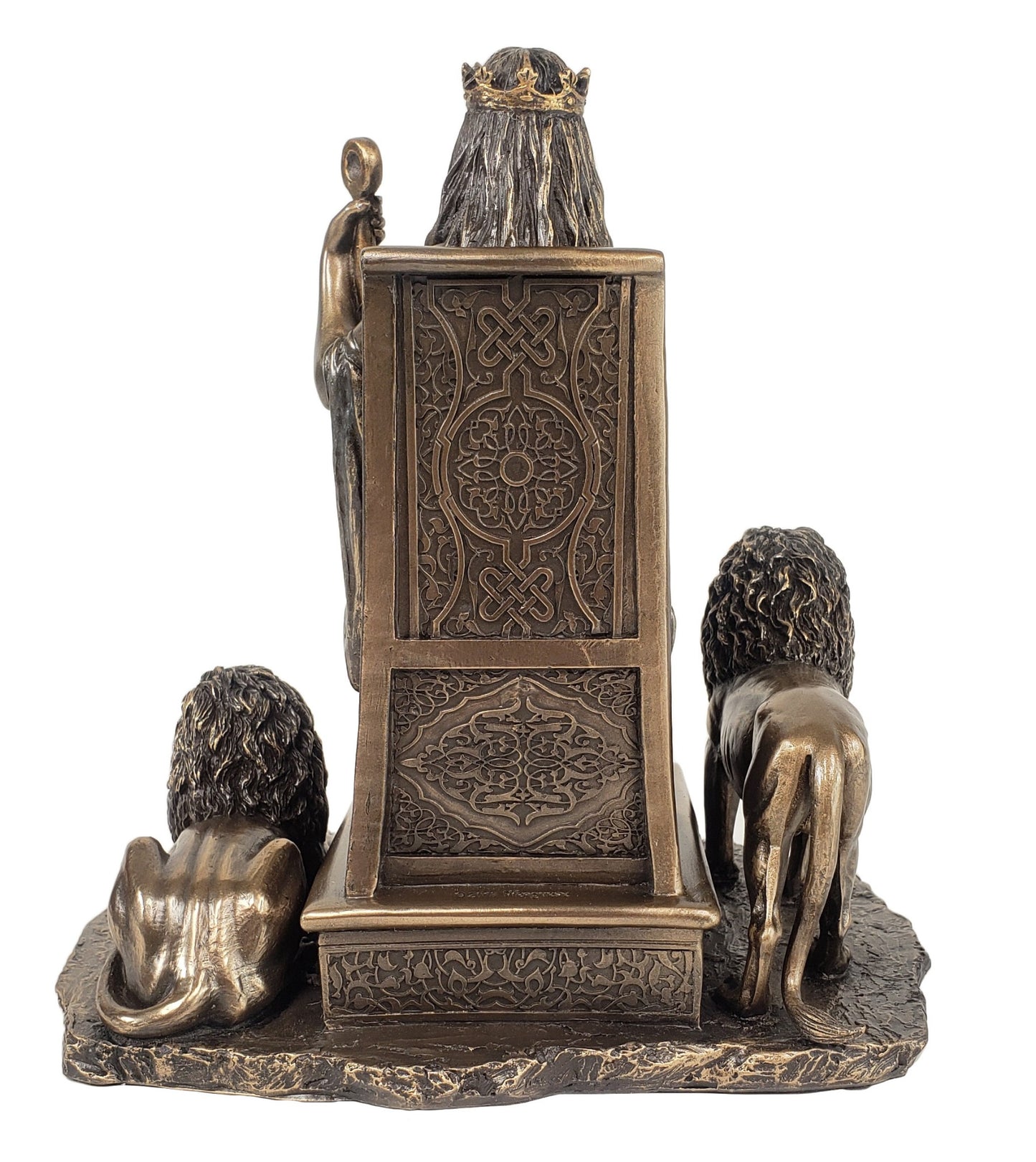 Cybele / Rhea Roman Greek Mythology Mother of Gods Statue W/ Lions Bronze Finish